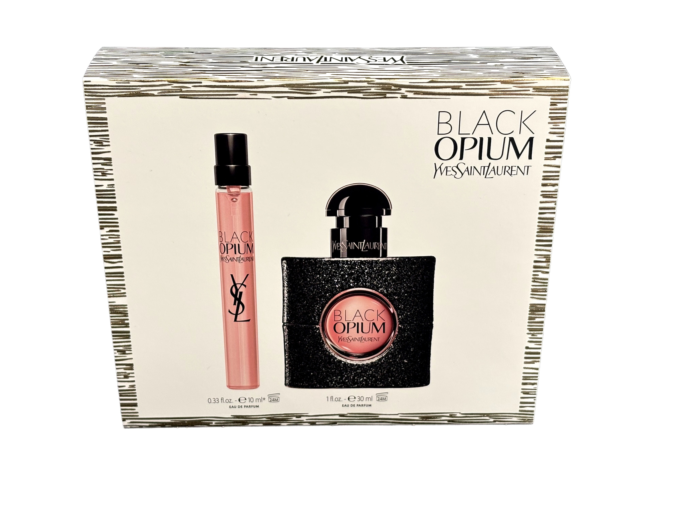 YVES SAINT LAURENT Duft-Set »BLACK OPIUM FOR HER« 2 Geschenkset: Eau de Parum 30ml + Travelspray 10ml
