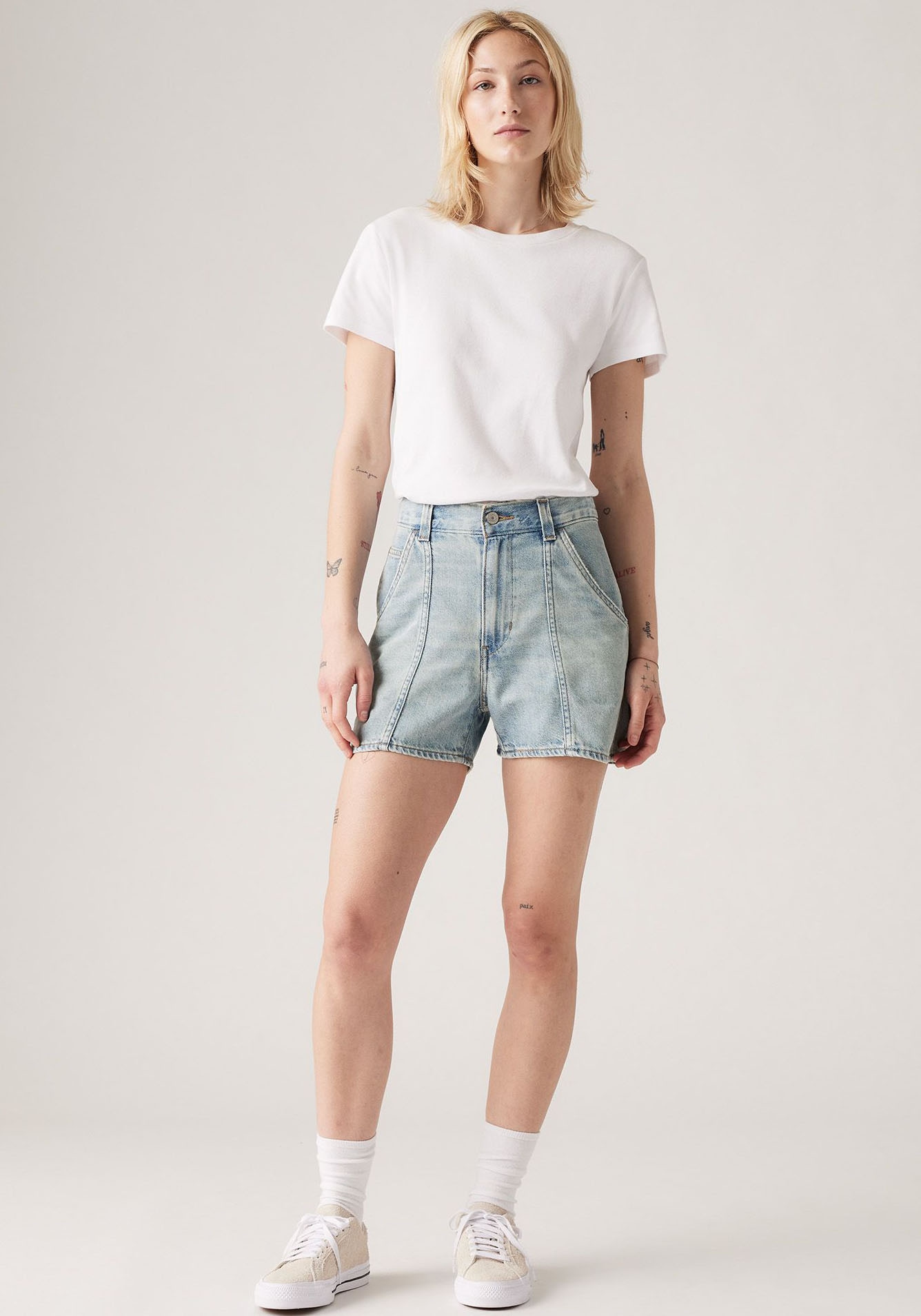Levi's® Jeansshorts »FW CARPENTER SHORT«, mit Teilungsnähten