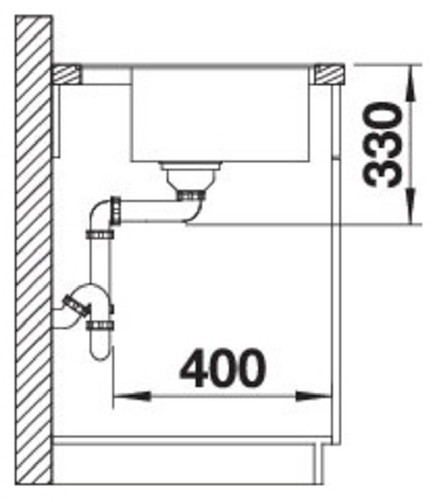 Blanco Granitspüle »DALAGO 45-F« 1 Stk. tlg. erhältlich in mehreren Farben