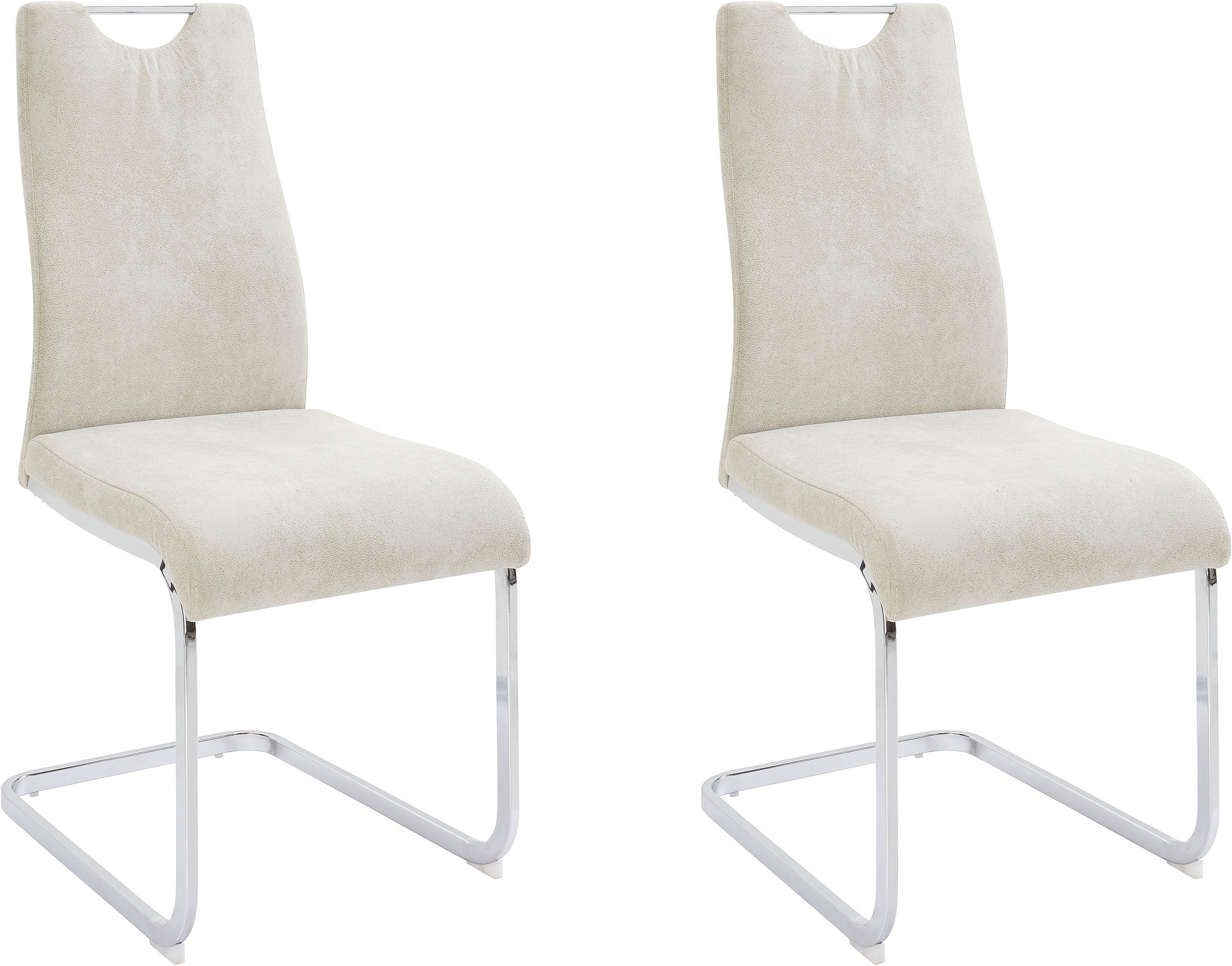Home affaire Esszimmerstuhl »Milano«, (Set), 2 St., Microfaser VINTAGE, (2 günstig online kaufen