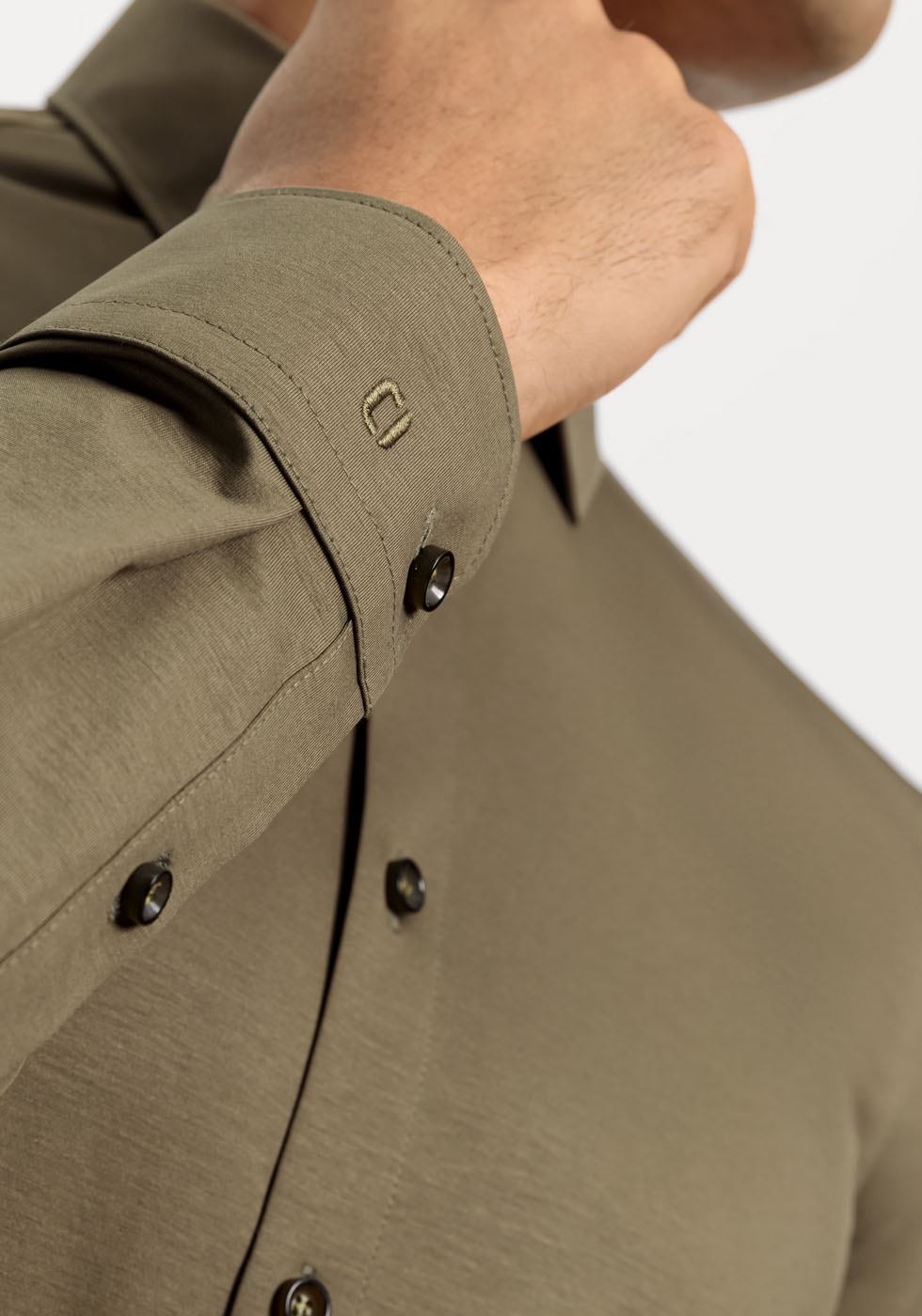 OLYMP Businesshemd »No. Six 24/Seven super slim« in  bequemer Jersey-Qualität