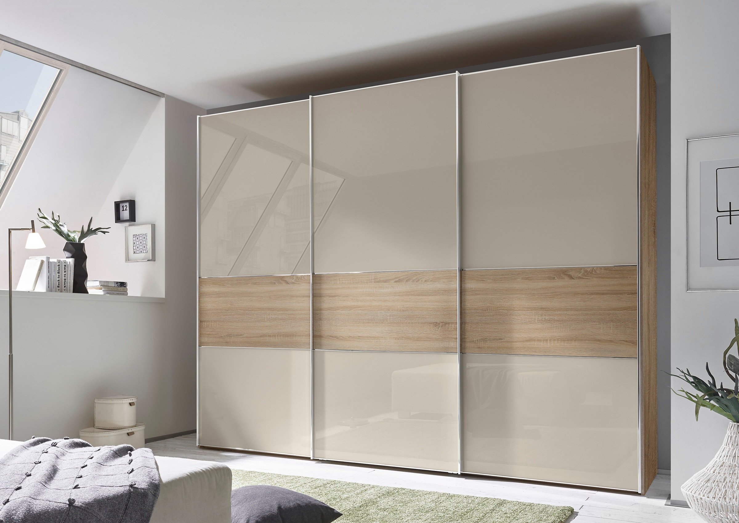 STAUD Schwebetürenschrank »Sinfonie Plus, edles Design in hochwertiger Qualität, Made in Germany« Mit vier verschiedenen Ausstattungsvarianten