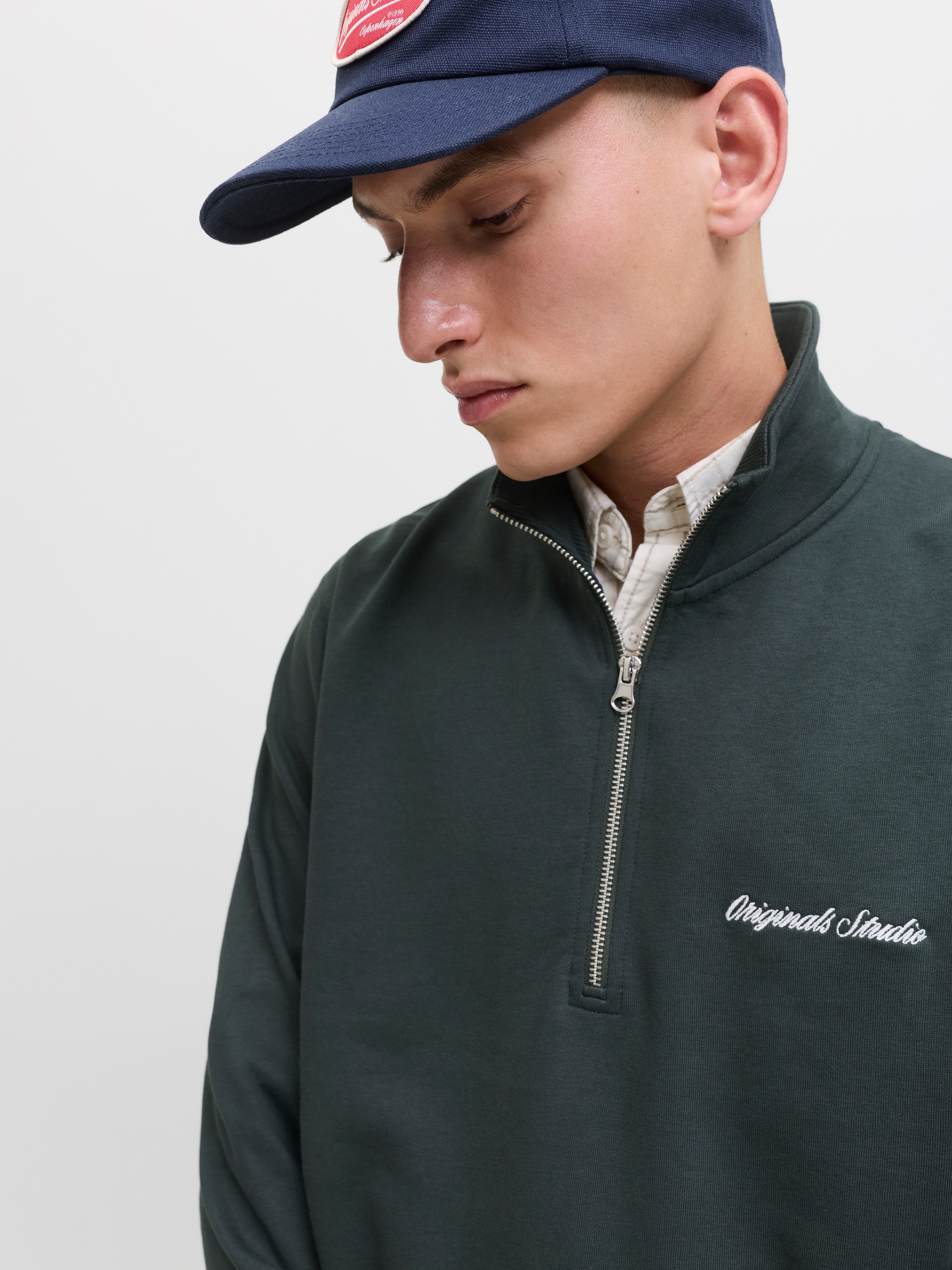 Jack & Jones Sweatshirt »JORNORREBRO EMB SWEAT HIGH NECK SN«