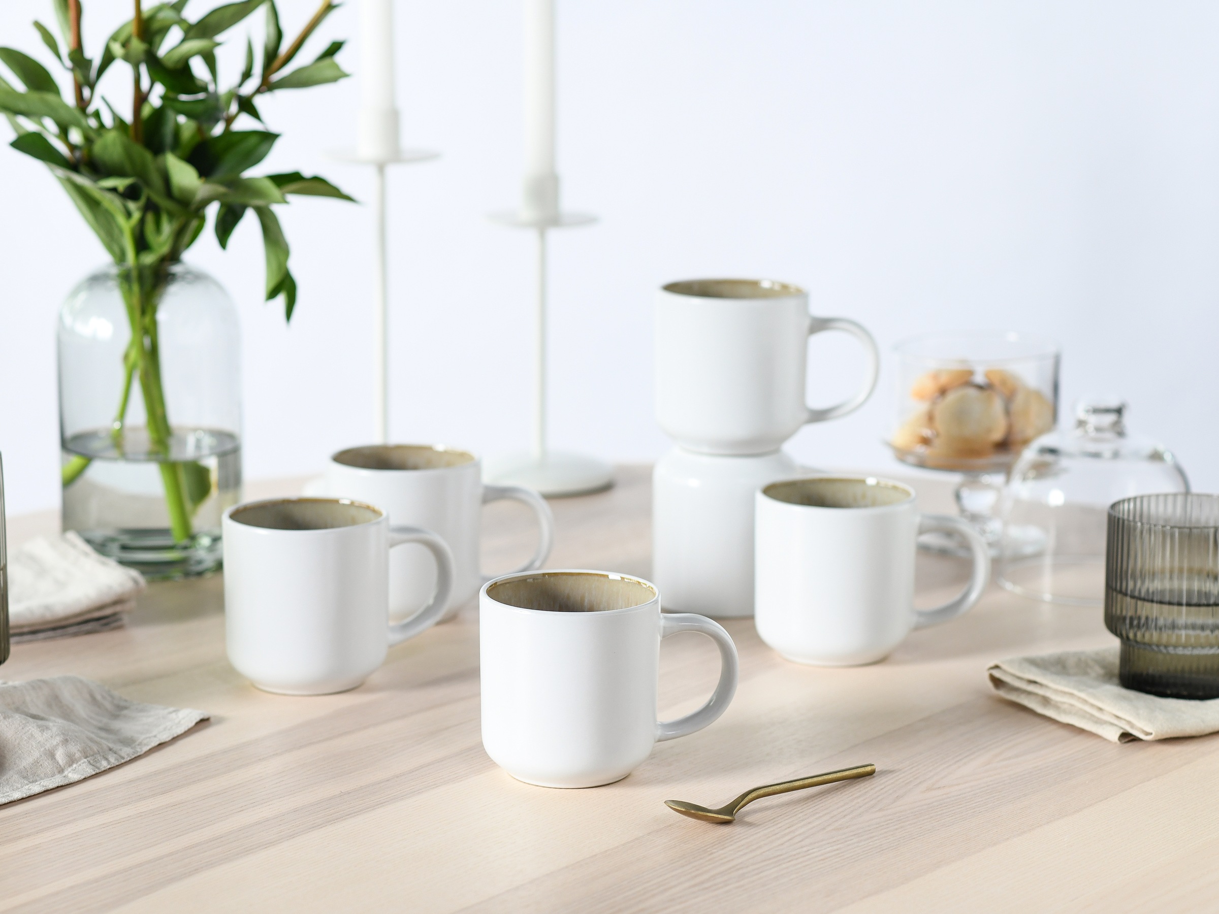 my home Becher »modernes 6-teiliges Kaffeebecher-Set Nydala« hohe Haltbarke günstig online kaufen
