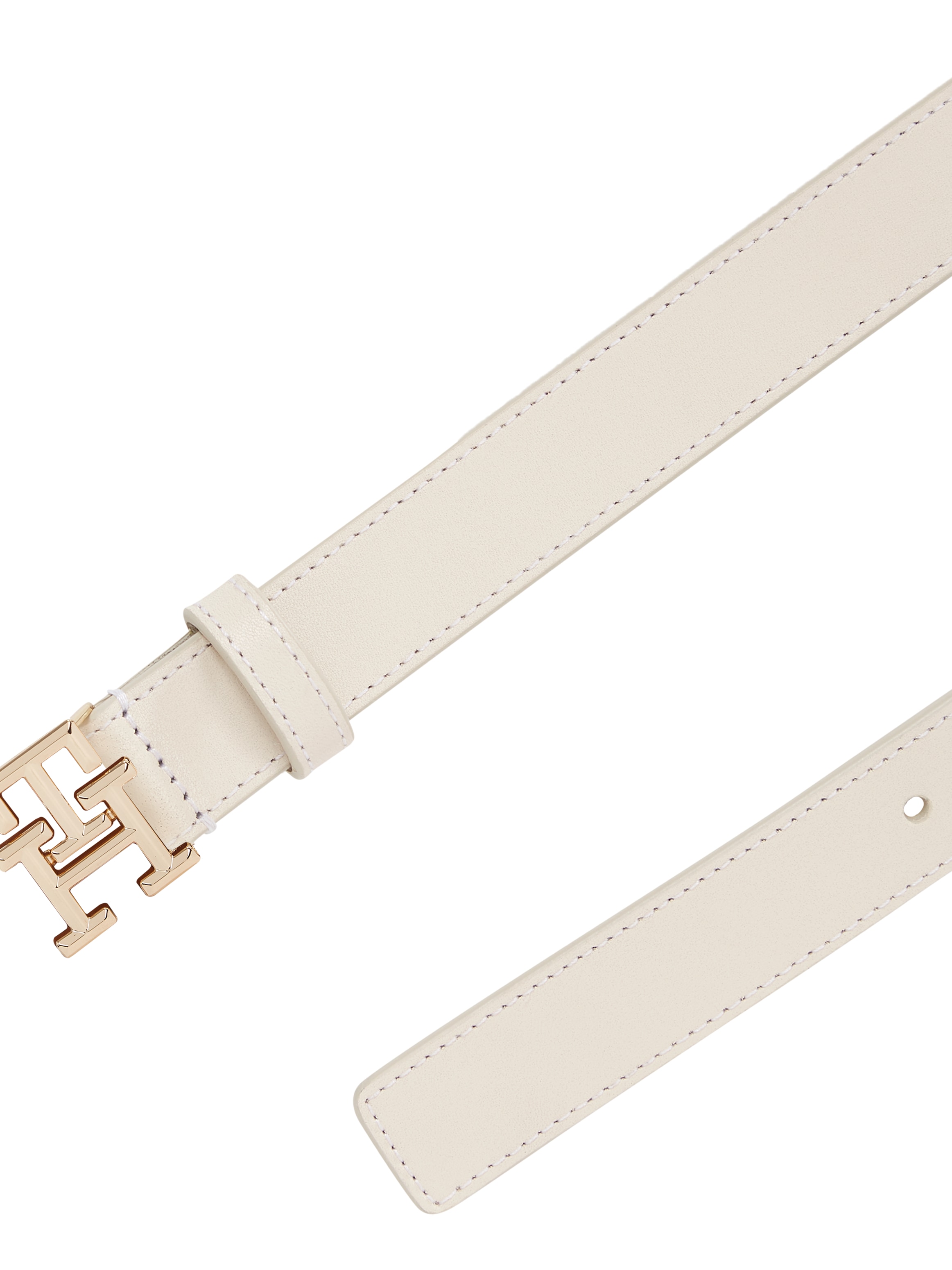 Tommy Hilfiger Ledergürtel »TH LOGO 2.5«, Eleganter Gürtel mit TH-Logoschnalle