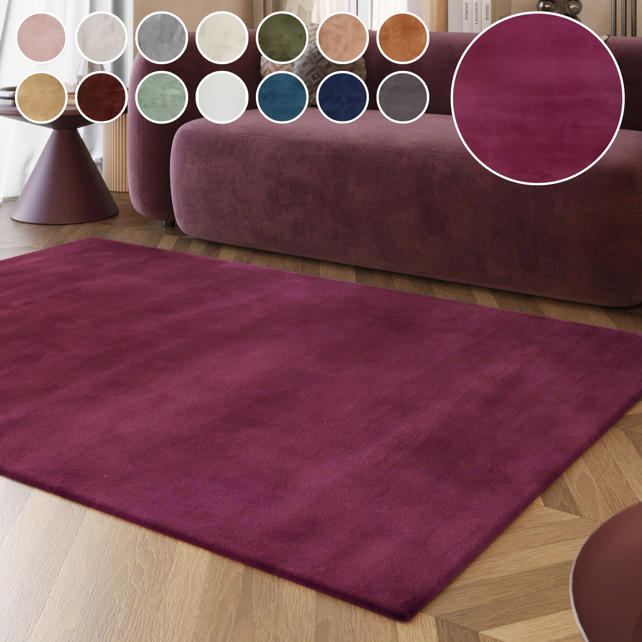 Esprit Hochflor-Teppich »Alice ESP-4377, Kunstfell«, rechteckig, 25 mm Höhe günstig online kaufen