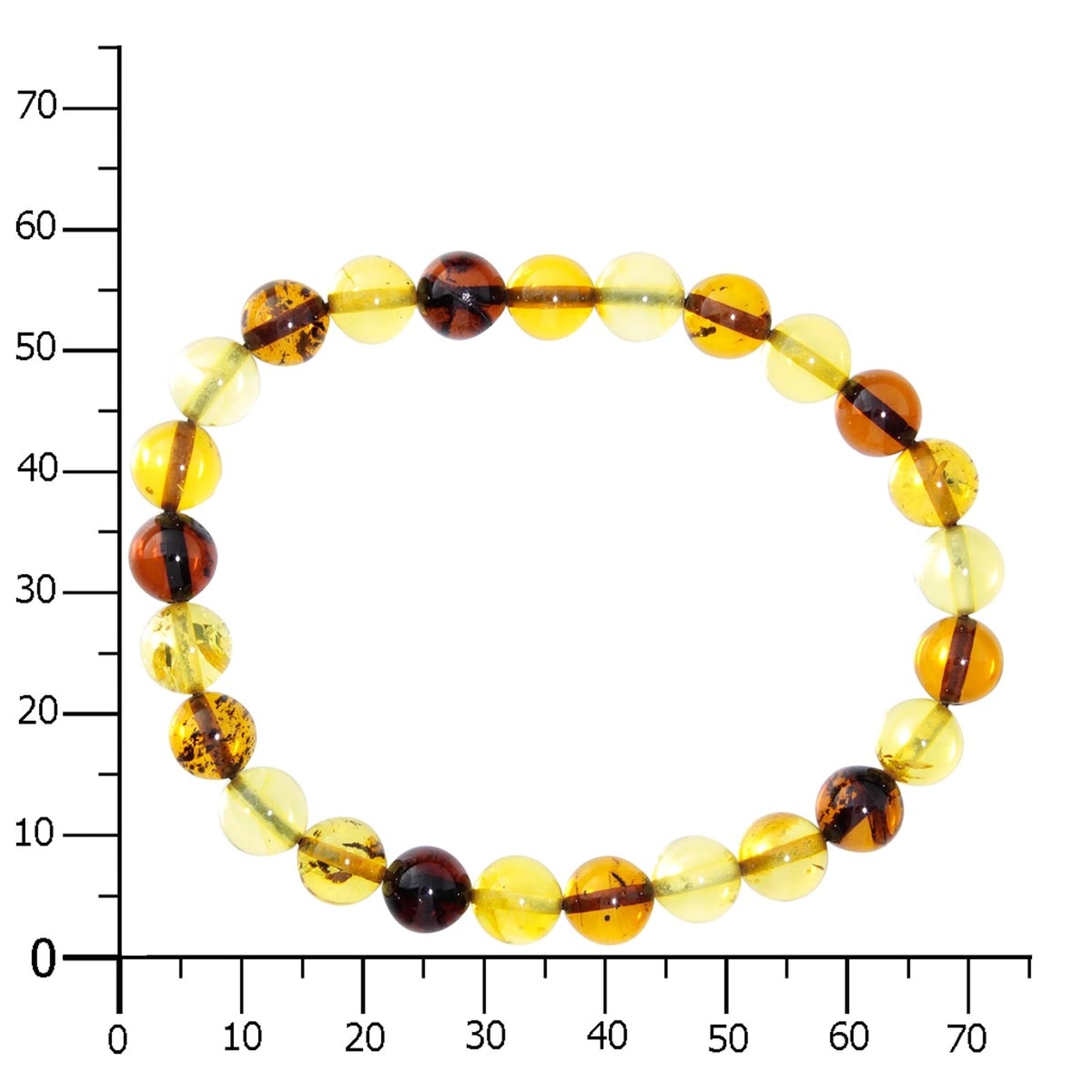 OSTSEE-SCHMUCK Armband »Ostsee-Schmuck Armband Kugel 8 mm Armband Kugel 8 mm«