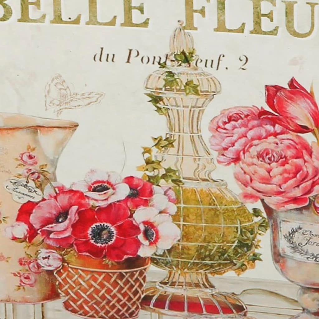 Ambiente Haus Übertopf »Fleur-Tasche aus Metall«, (1 St.)