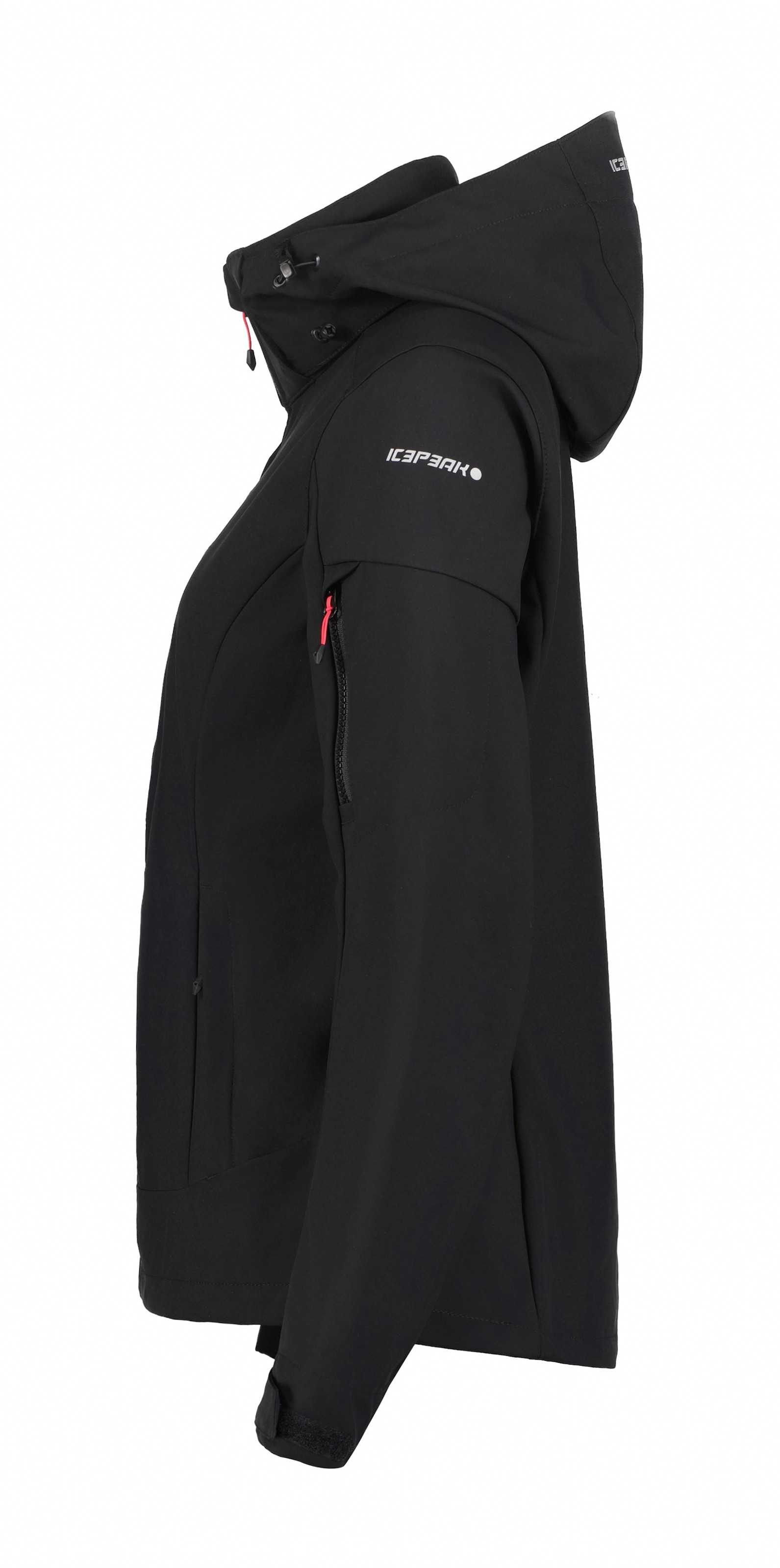 Icepeak Softshelljacke »D SOFTSHELLJACKE BATHGATE«, (1 St.), mit Kapuze, Wasserabweisend