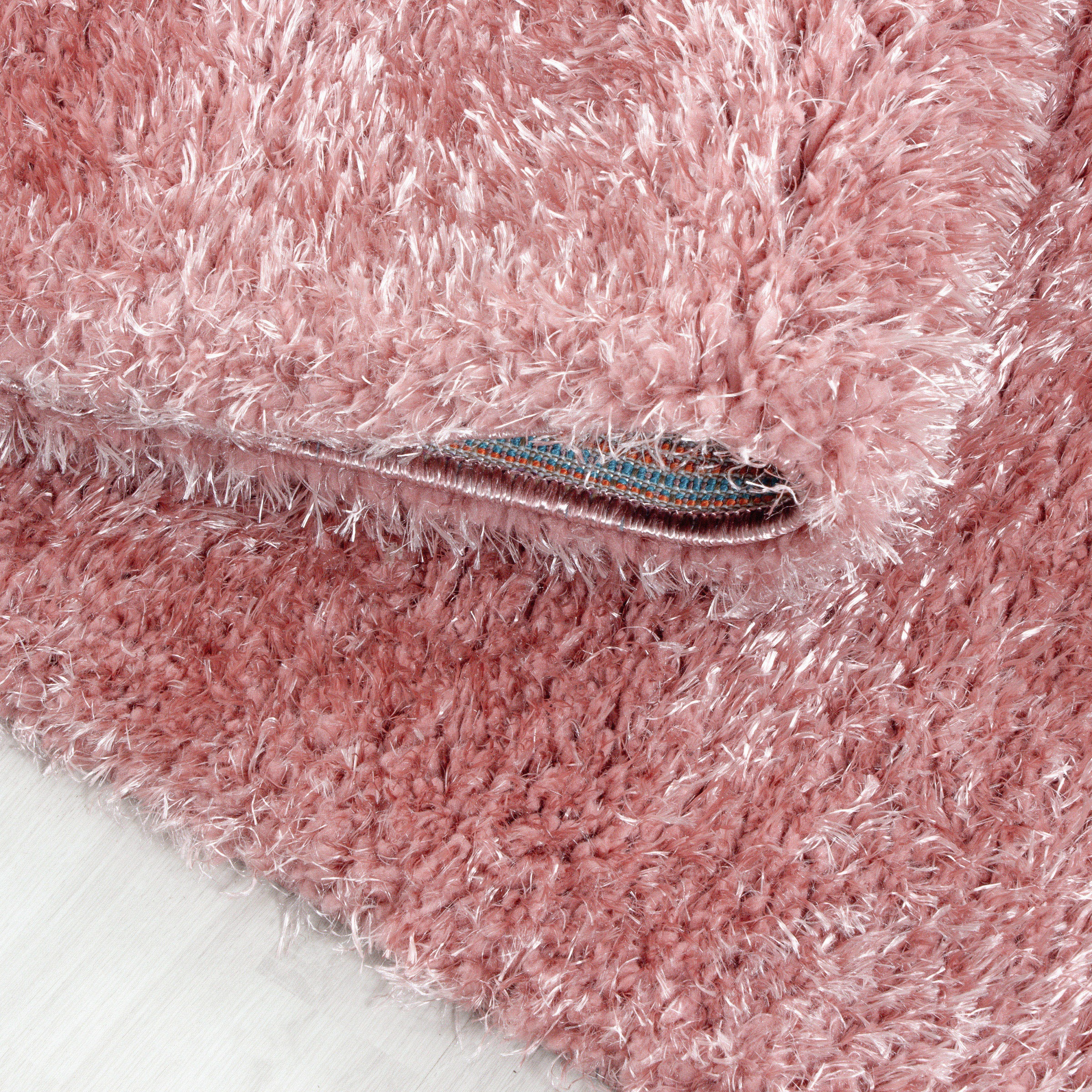 Ayyildiz Teppiche Hochflor-Teppich »BRILLIANT 4200«, rund, 50 mm Höhe, auch in rechteckig, Langflor, Shaggy, Wohnzimmer