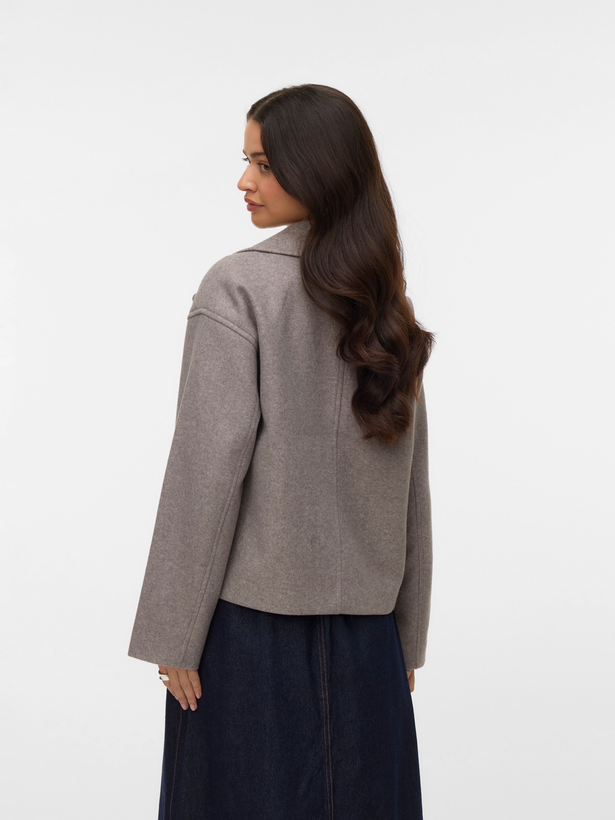 Vero Moda Cabanjacke »VMVINCELINE SHORT JACKET NOOS« mit Knopfleiste