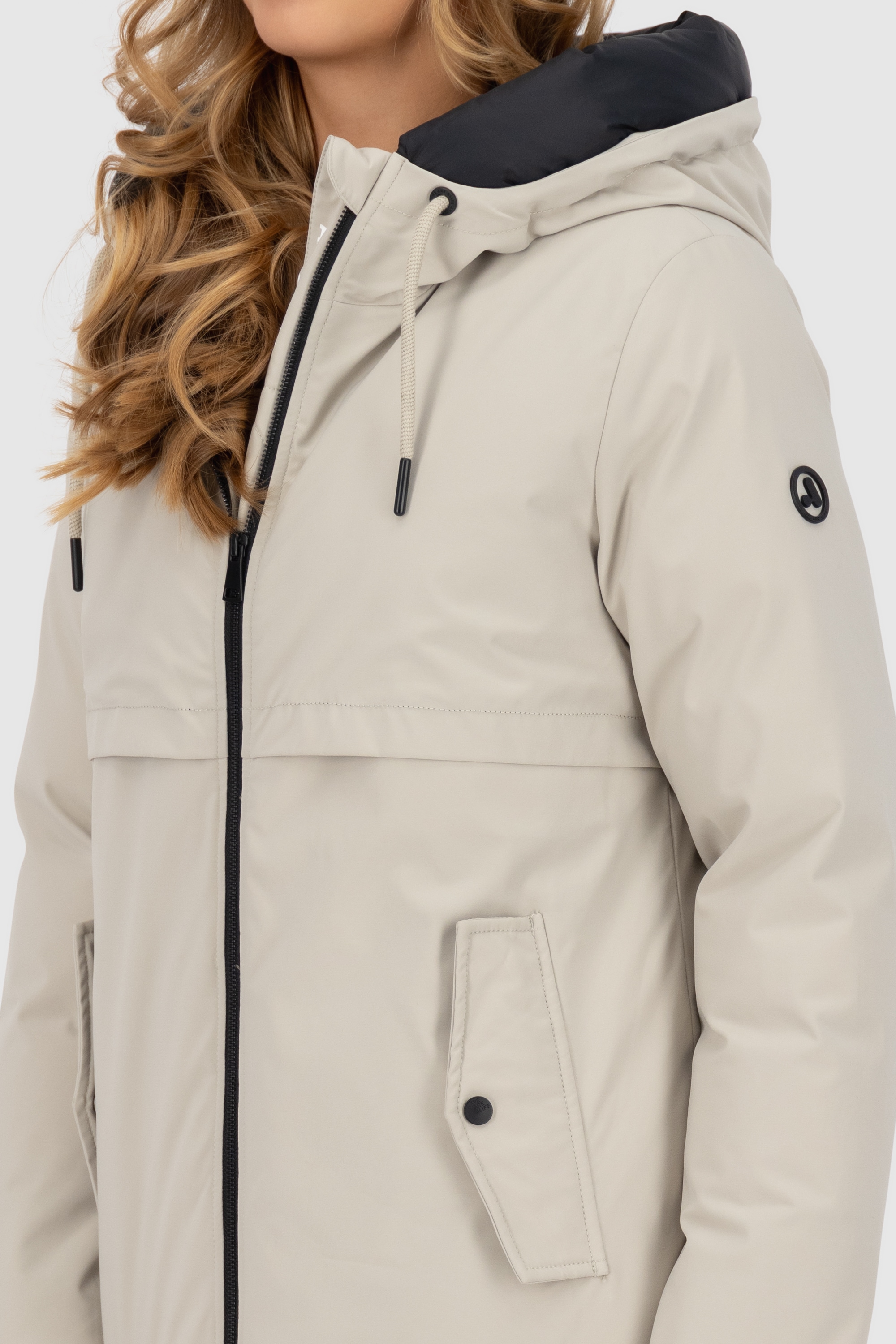 Alife & Kickin Winterjacke »Damen CicelyAK A«, Kurze warme Damenwinterjacke mit gefütterter Kapuze