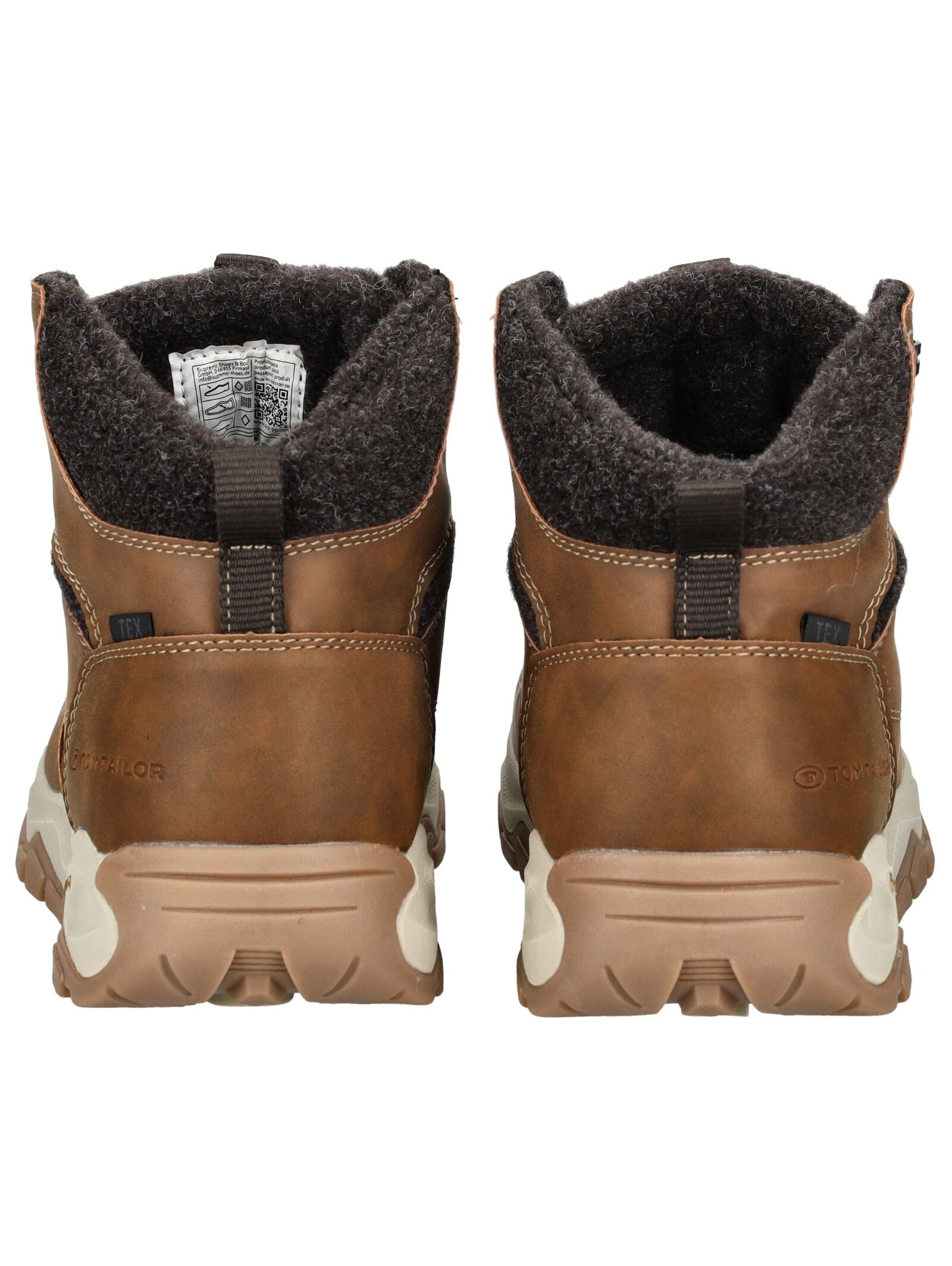 TOM TAILOR Schnürstiefelette »Tom Tailor Stiefelette Lederimitat/Textil«