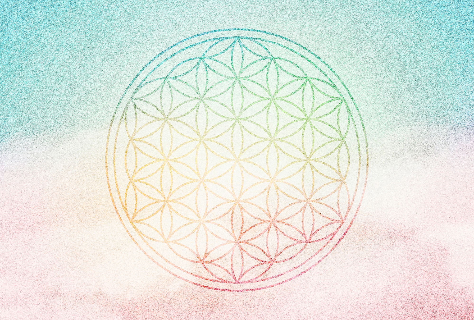 Architects Paper Fototapete »Atelier 47 Flower of Life 2« orientalisch glatt Vlies, Wand, Schräge, Decke