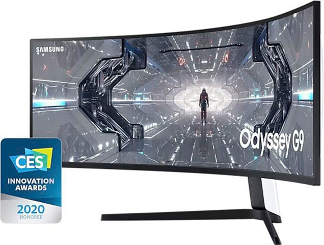 Samsung Curved-Gaming-LED-Monitor »Odyssey G9 C49G94TSSP«, 124 cm/49 Zoll, 5120 x 1440 px, DQHD, 1 ms Reaktionszeit, 240 Hz