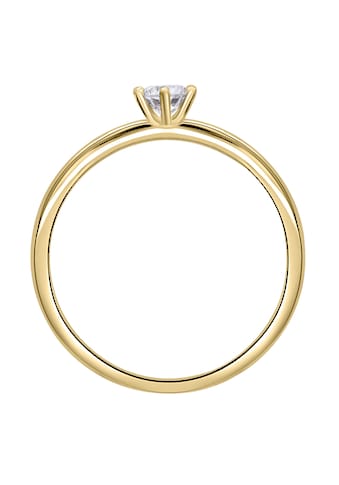 ONE ELEMENT Diamantring »0,25 ct Diamant Brillant Ring aus 585 Gelbgold« kaufen