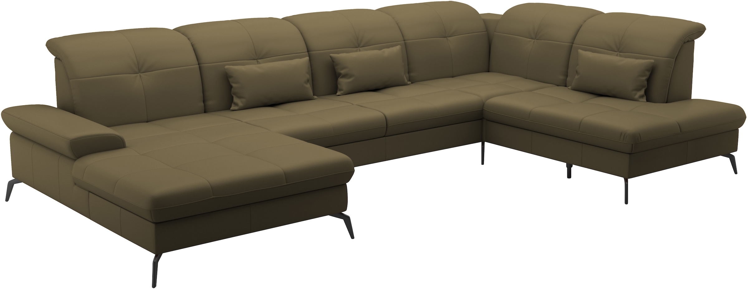sit&more Wohnlandschaft »Amica«, inkl Sitztiefenverstellung und Armteilverstellung