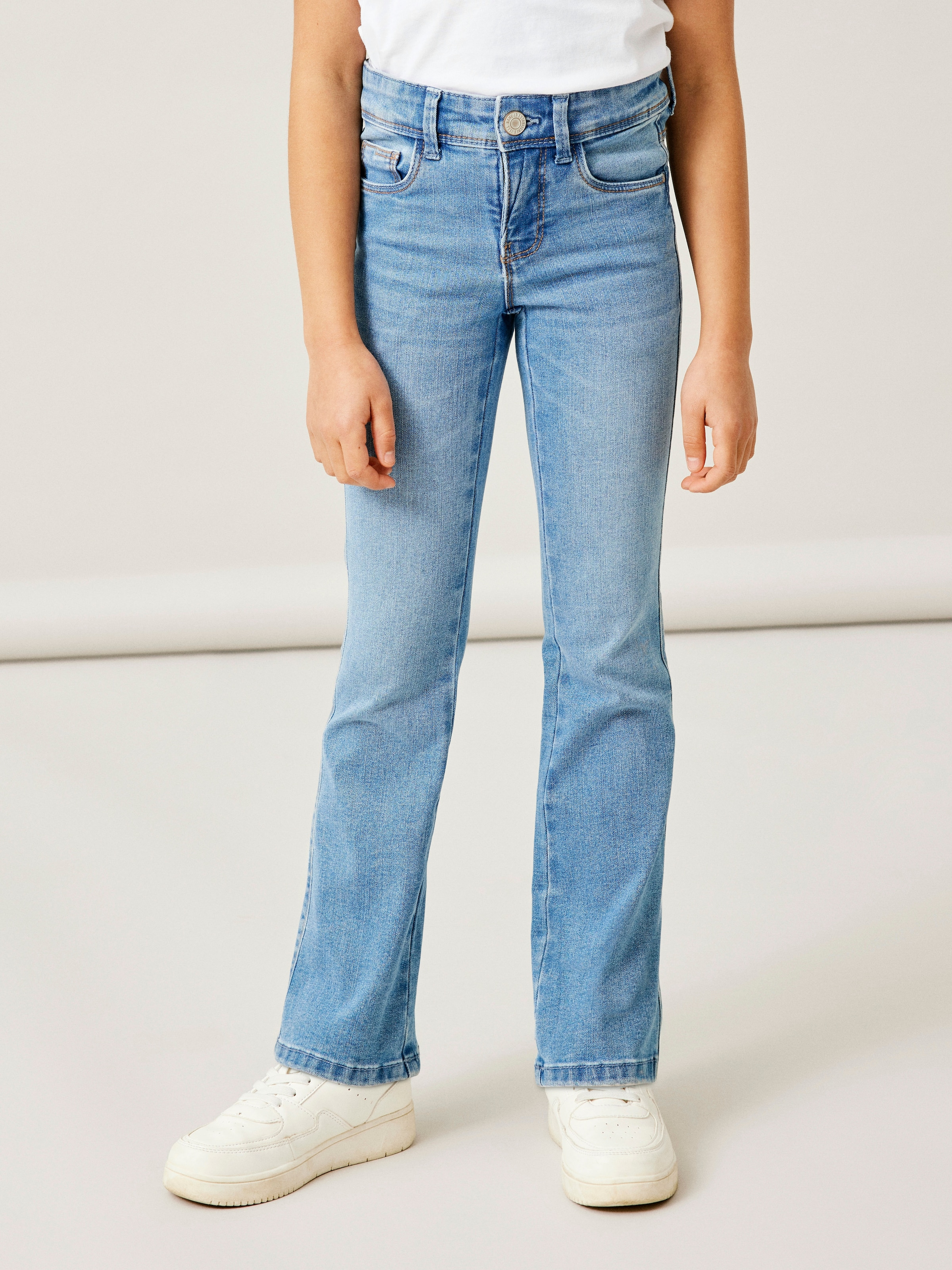 Name It Bootcut-Jeans »NKFPOLLY SKINNY BOOT JEANS 1142-AU NOOS« mit Stretch