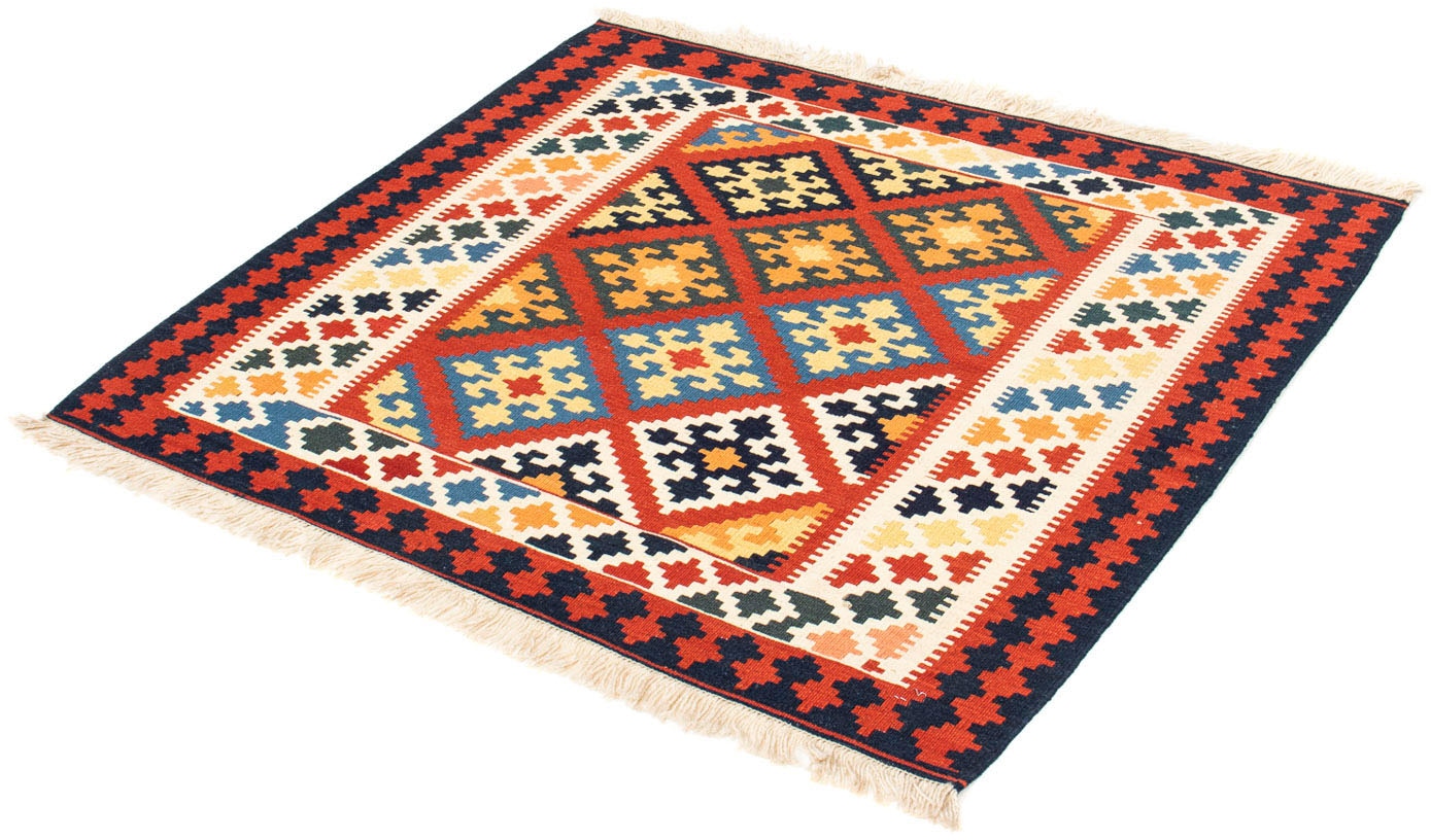 morgenland Wollteppich »Kelim - Oriental quadratisch - 101 x 93 cm - dunkel günstig online kaufen