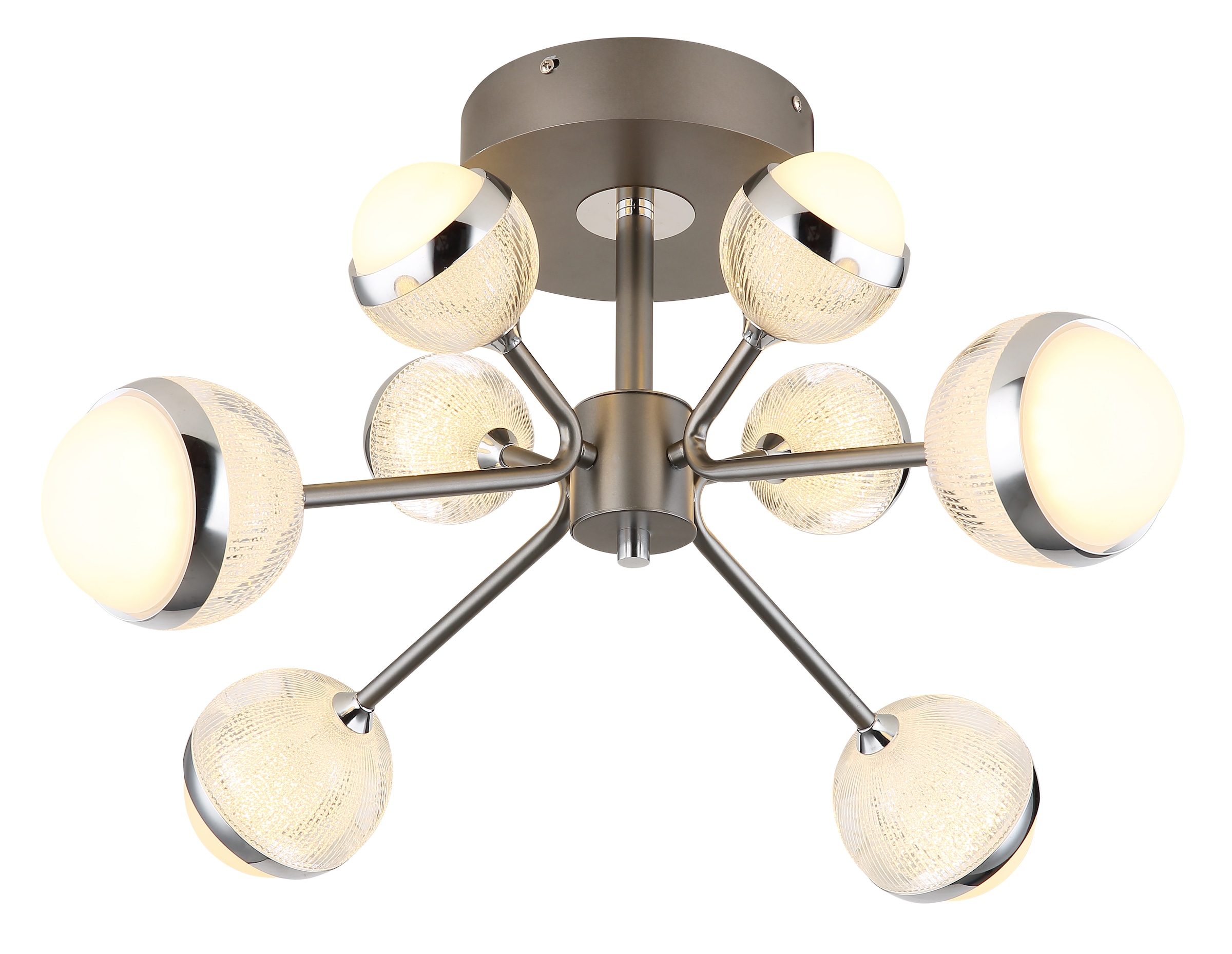 GLOBO LIGHTING LED Deckenleuchte »UNTSY«, Leuchtmittel LED-Modul | LED fest integriert, Deckenlampe/Wohnzimmer/Schlafzimmer/modern