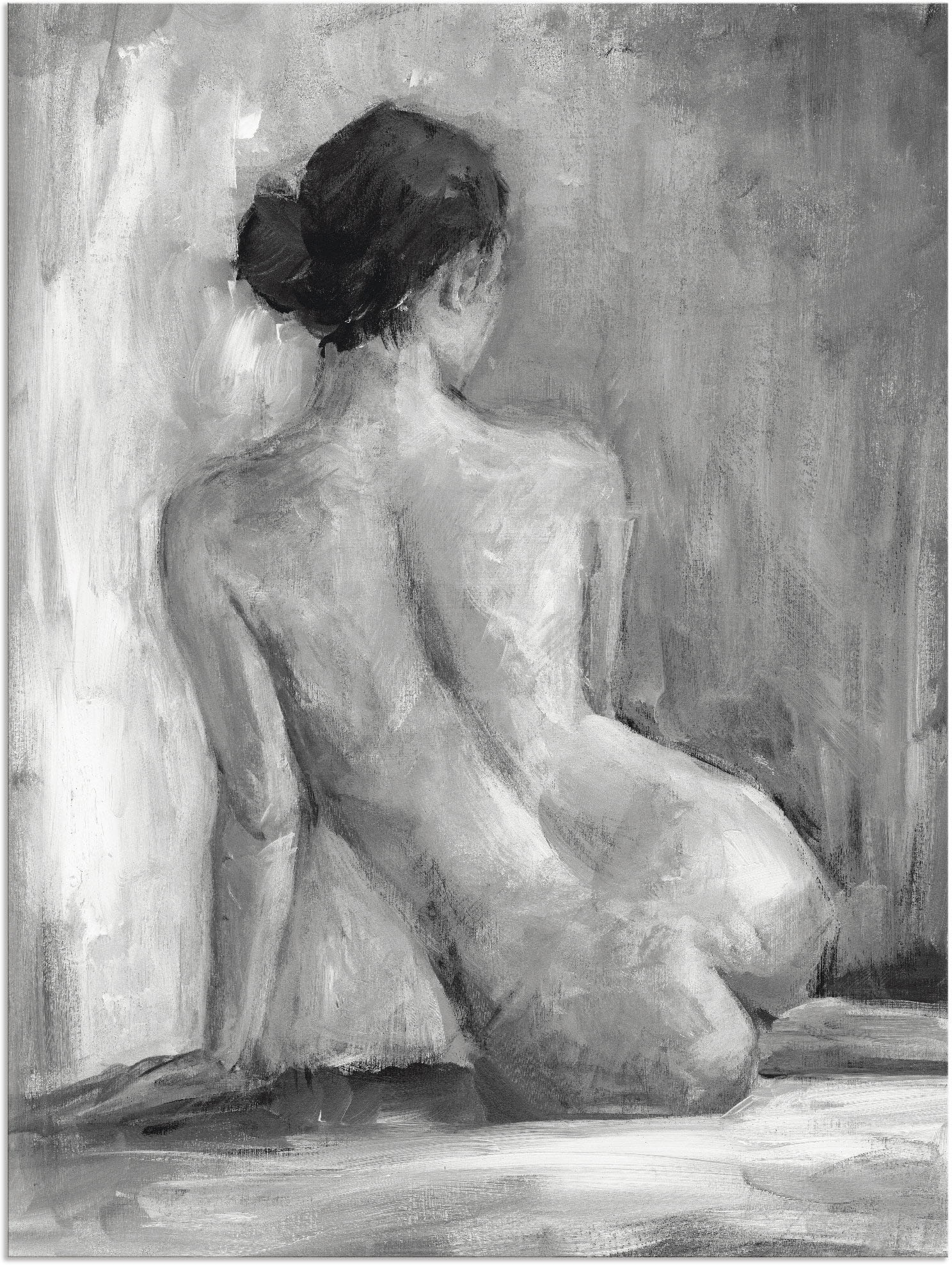 Artland Wandbild »Figur in schwarz & weiß I« Frau 1 Stk. tlg. als Alubild, günstig online kaufen