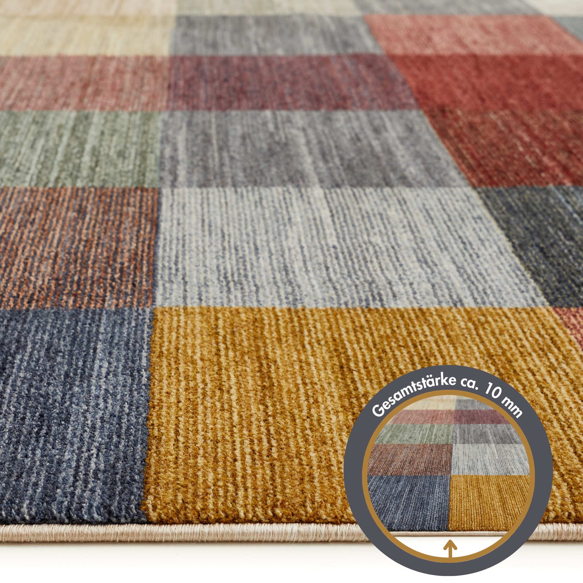 LUXOR living Teppich »Rocco«, rechteckig, 11 mm Höhe, Vintage-Look, verschiedene Design, mit Fransen, Wohnzimmer