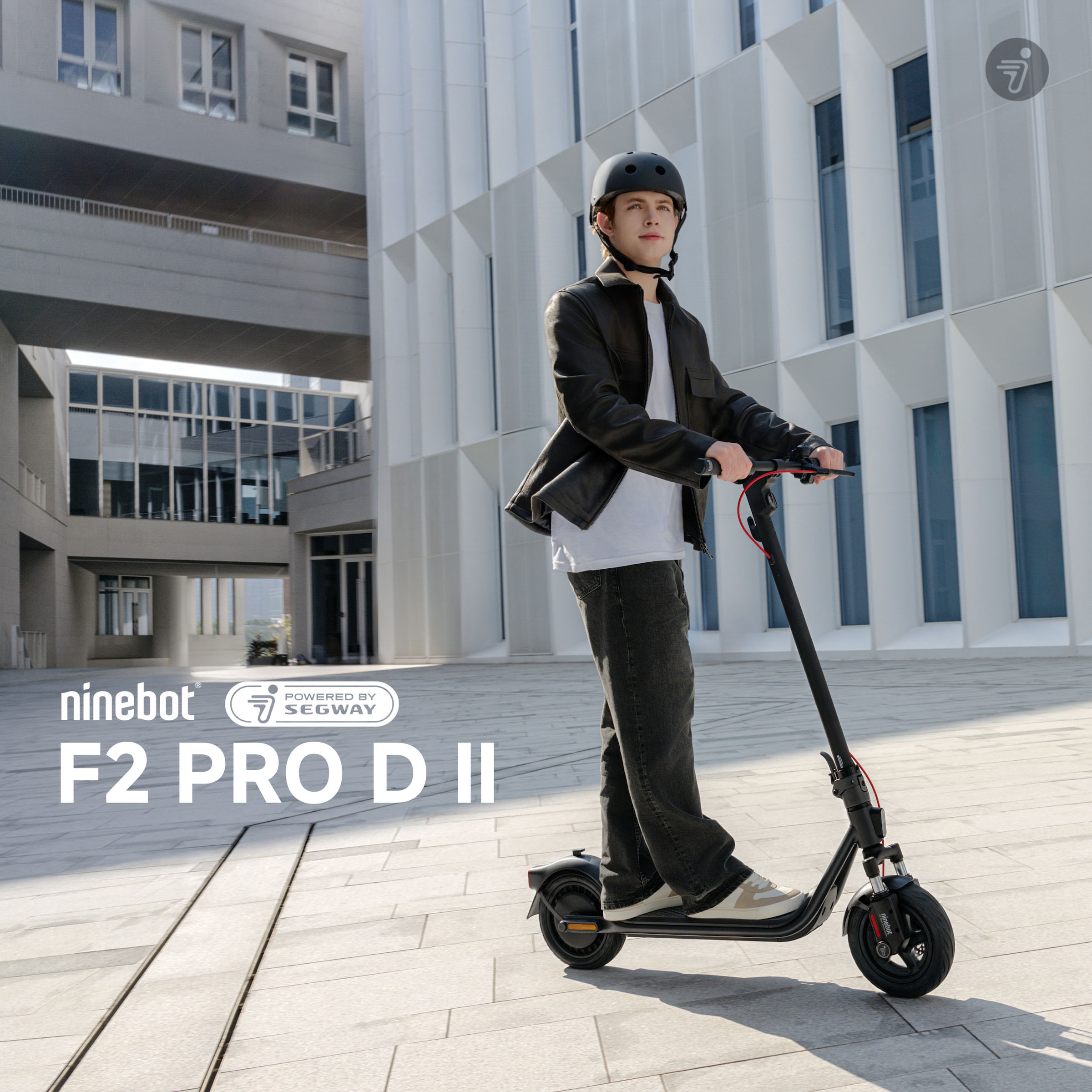 ninebot by Segway E-Scooter »F2 Pro D II«, EXKLUSIVMODELL, Schlauchlose selbstabdichtende Reifen