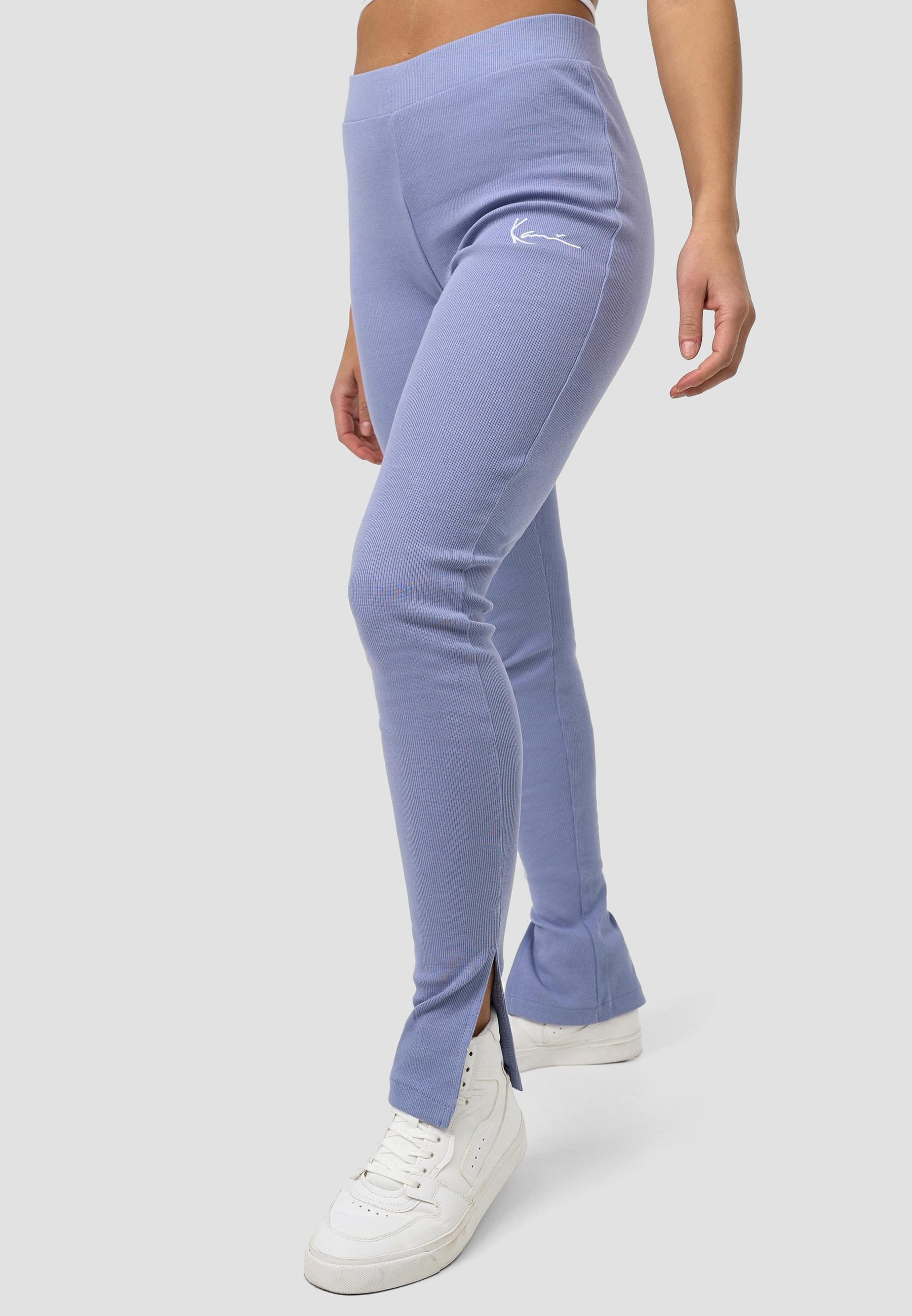 Karl Kani Leggings »Karl Kani Damen KW221-023-1 Small Signature Slit Rib Leggings«