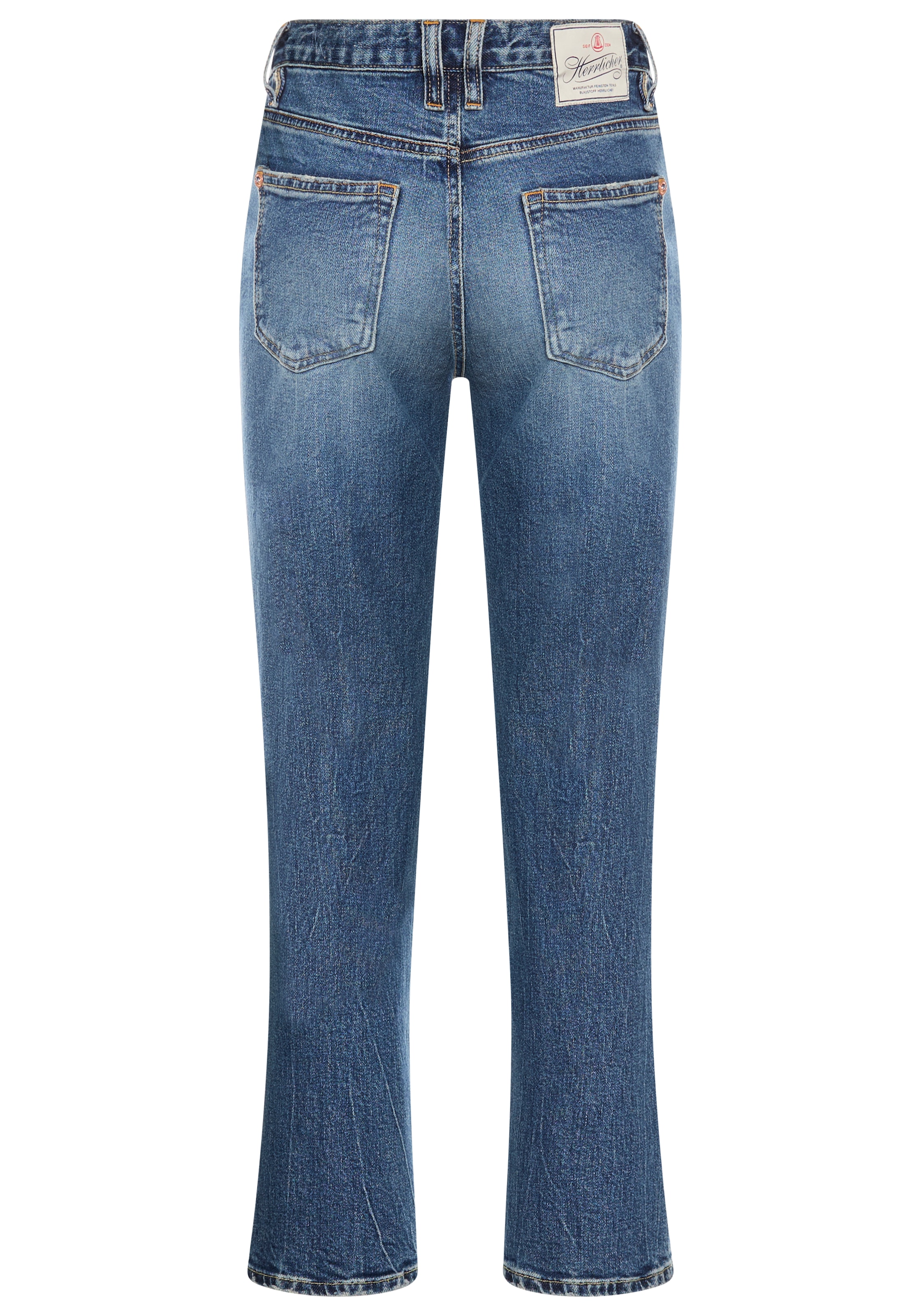 Herrlicher 5-Pocket-Jeans »Breezy Cropped Denim« Straight Fit