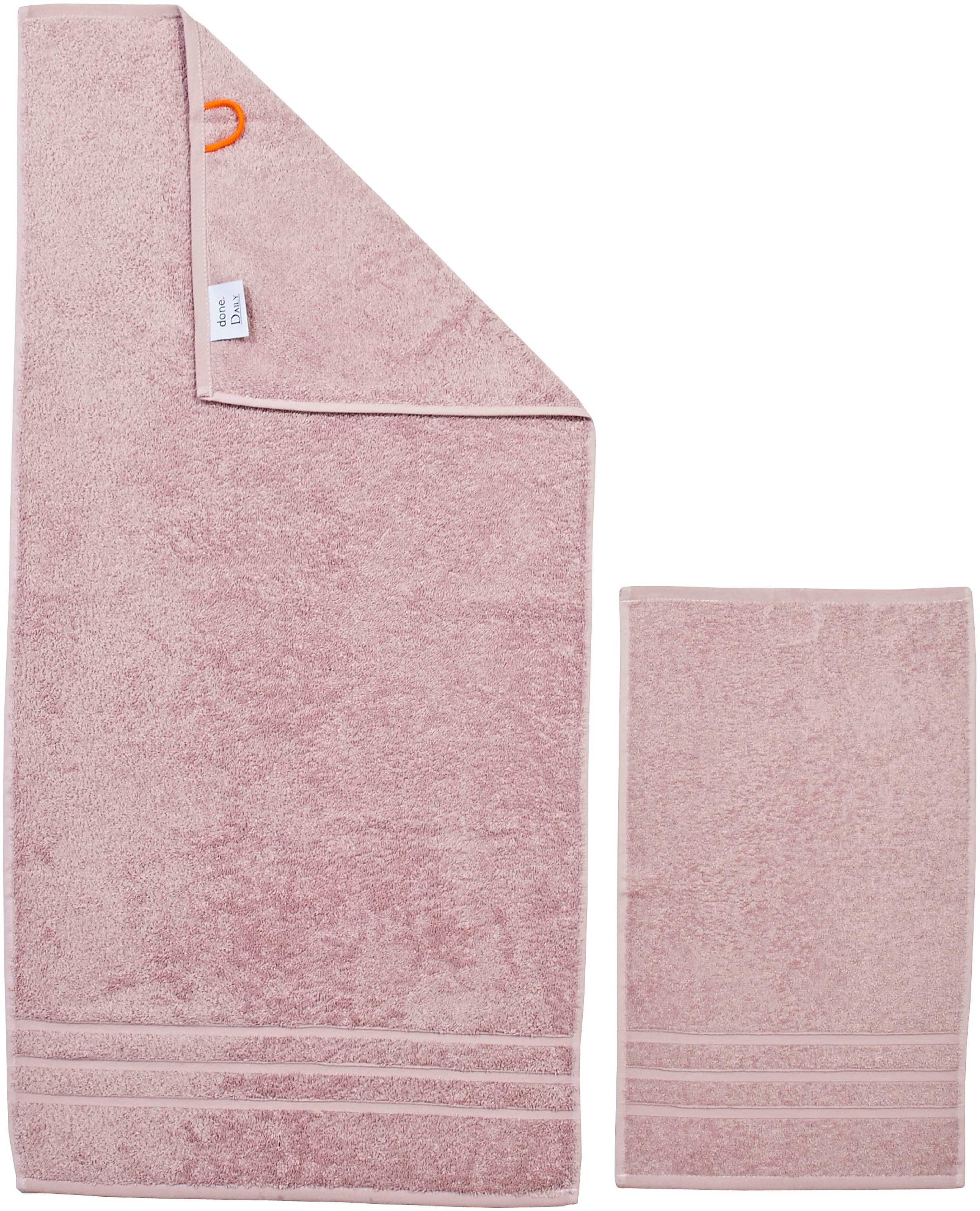 done.® Handtuch Set »Daily Uni«, (Set, 4 St., 2 Gästetücher (30x50 cm)-2 Ha günstig online kaufen