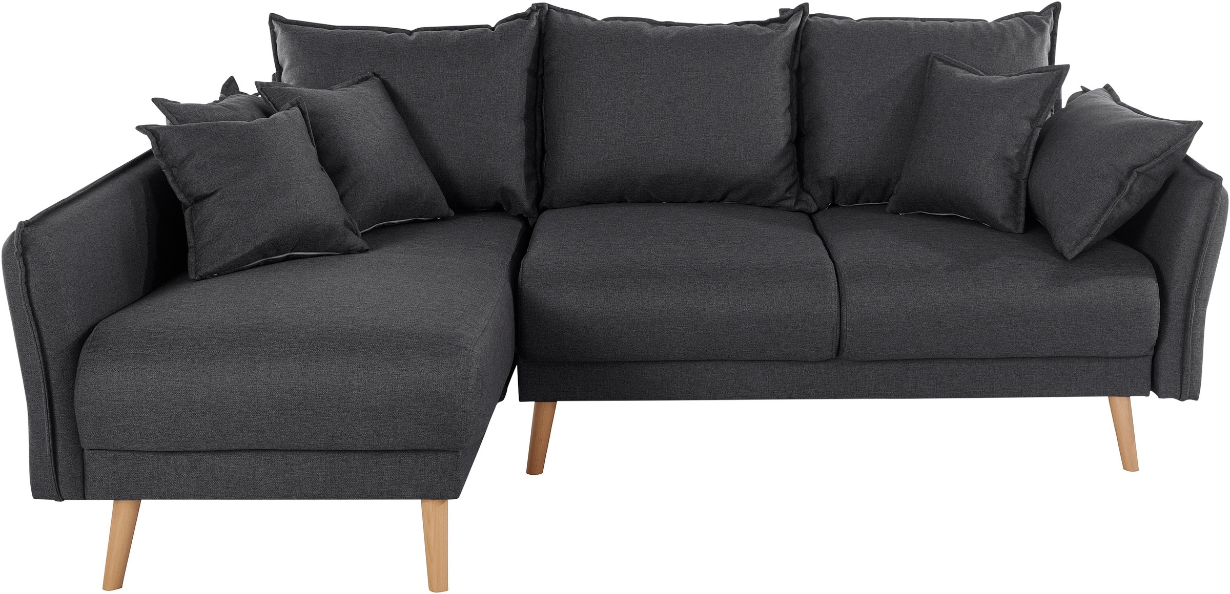 Home affaire Ecksofa »Granbo L-Form«, incl. Bettfunktion und Bettkasten, Federkern-Polsterung, Seitentasche