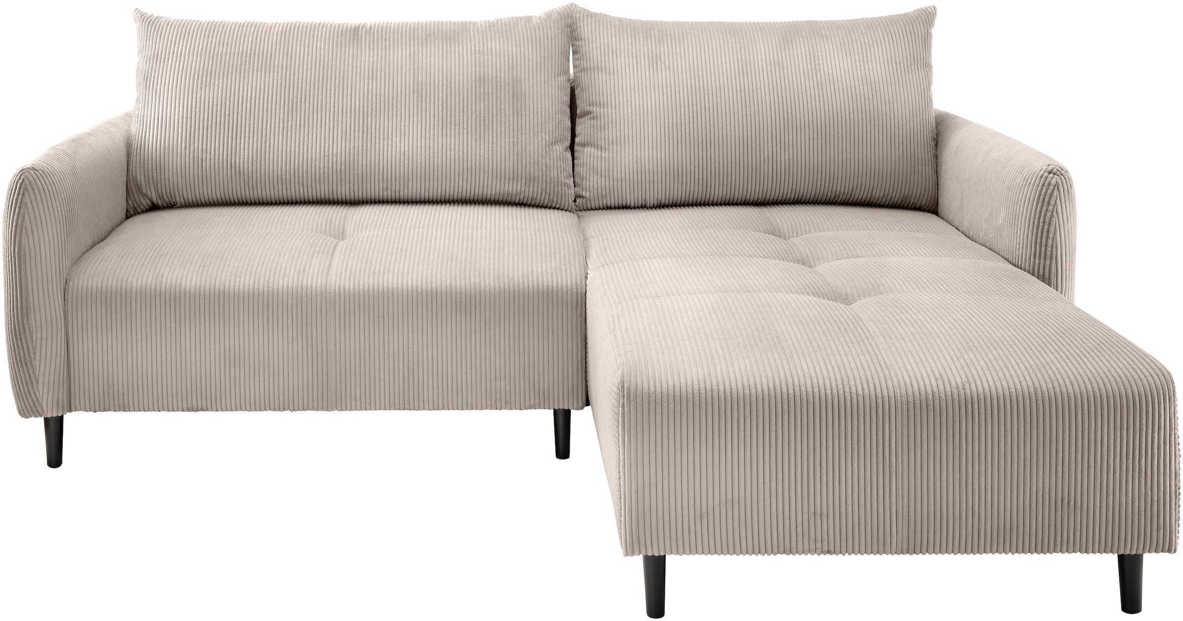 INOSIGN Ecksofa »Mara, L-Form, aktueller Cord Bezug und tolle Farben, schma günstig online kaufen