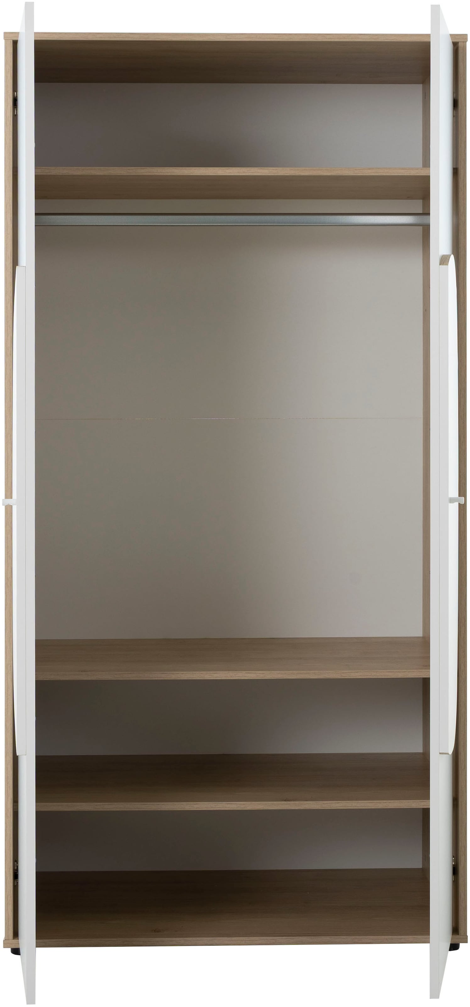 Gami Kleiderschrank »BASILE Kleiderschrank 2 Türen« Praktischer Schrank mit viel Stauraum