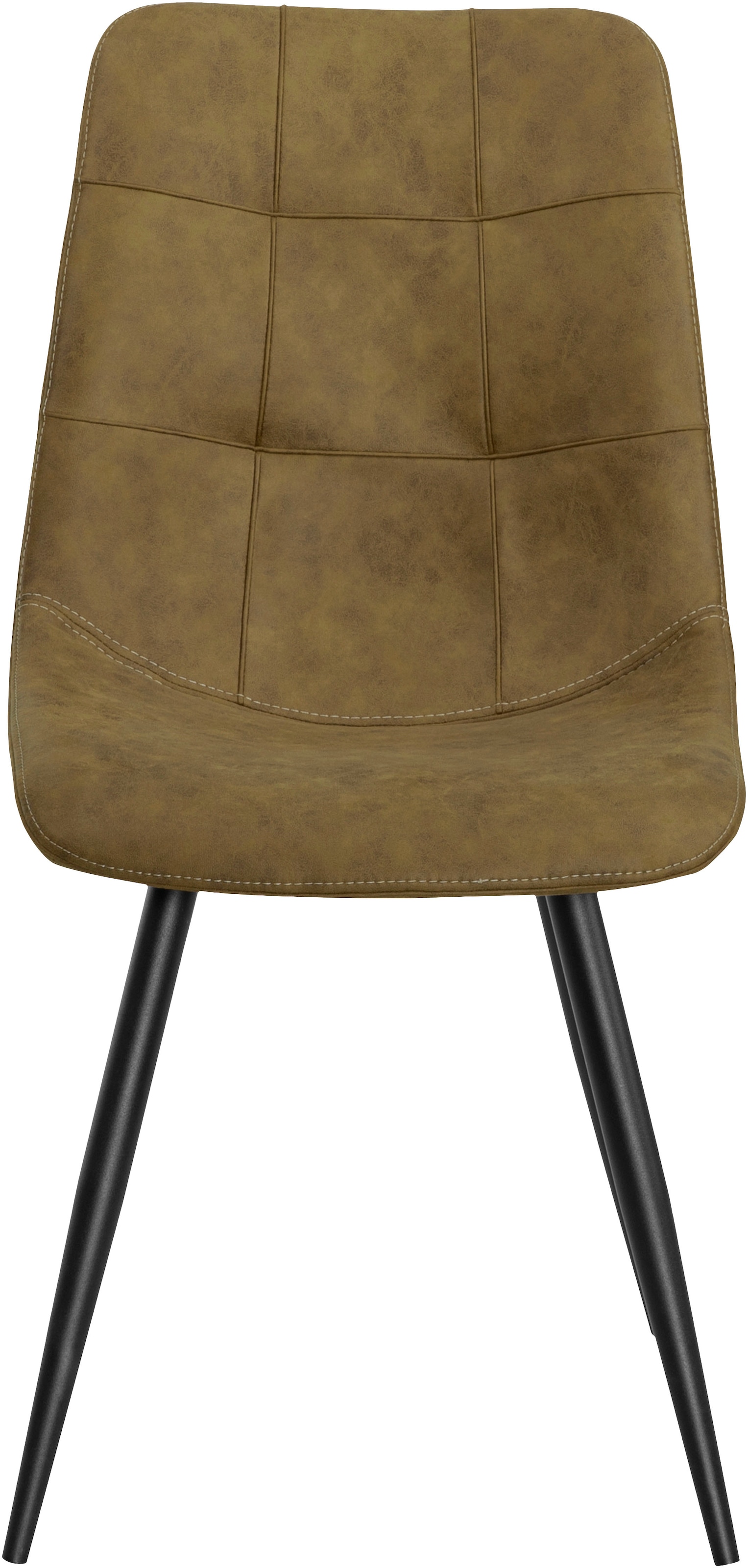 OMG Design Esszimmerstuhl »Peak«, (Set), 1 St., Stoff, moderne Sitzschale in Microfaser Lederoptik