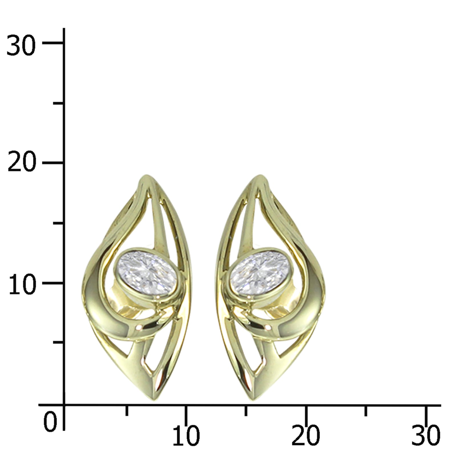 OSTSEE-SCHMUCK Paar Ohrstecker »Ostsee-Schmuck Ohrstecker Sabia Ohrstecker Sabia«, (2 tlg.)