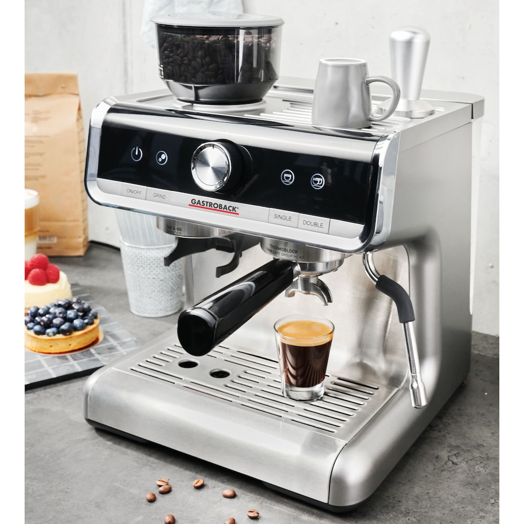 Gastroback Siebträgermaschine »42616 Design Espresso Barista Pro«