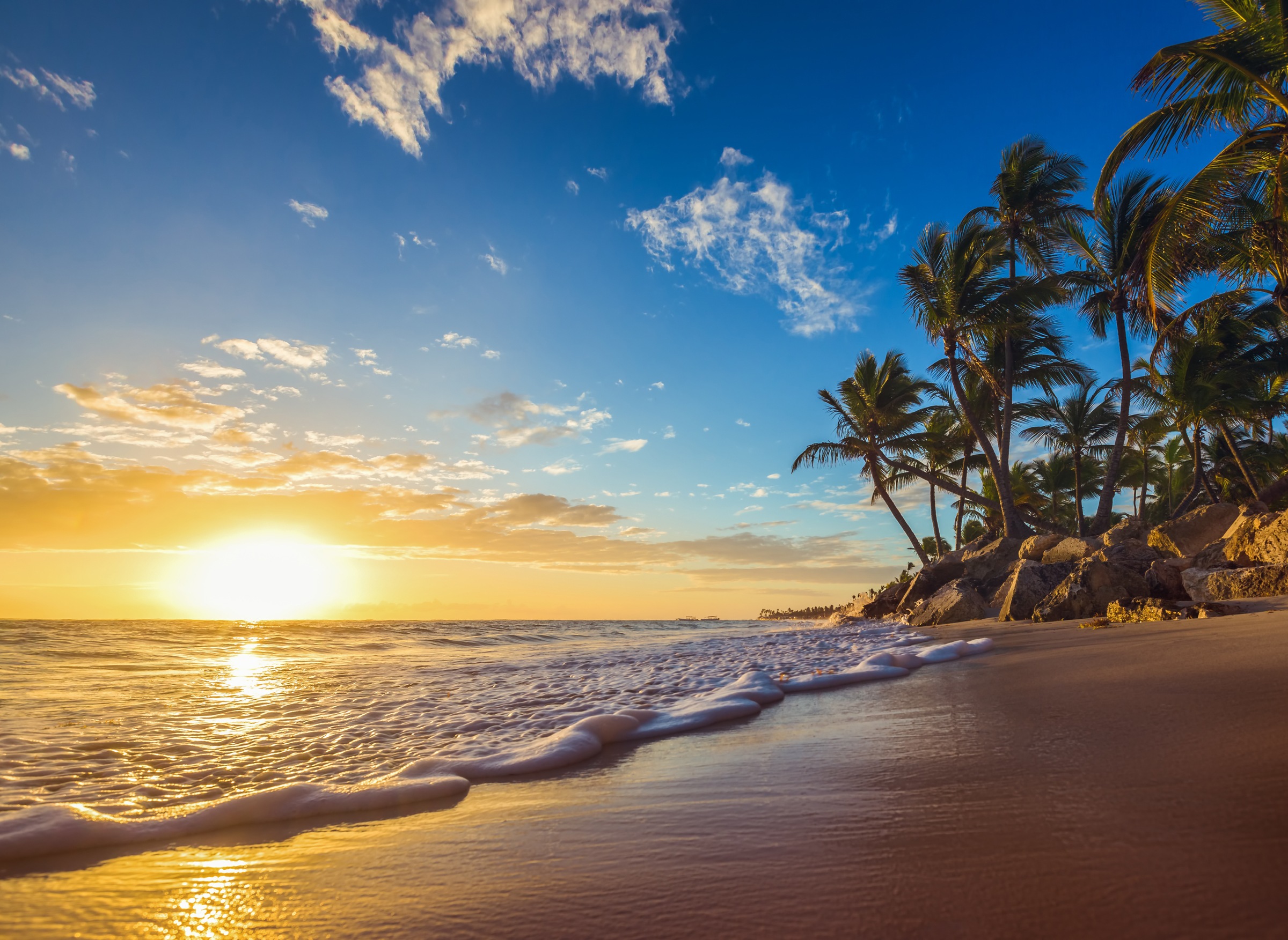 Papermoon Fototapete »Tropical in beach Sunrise« günstig online kaufen