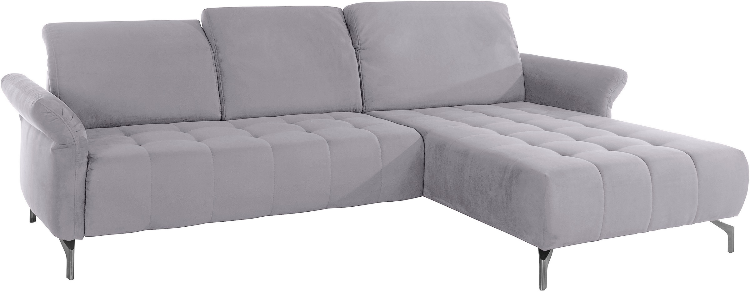 INOSIGN Ecksofa »Fresh L-Form«, Federkern, wahlweise Kopfteilverstellung und motorischer Vorziehsitz