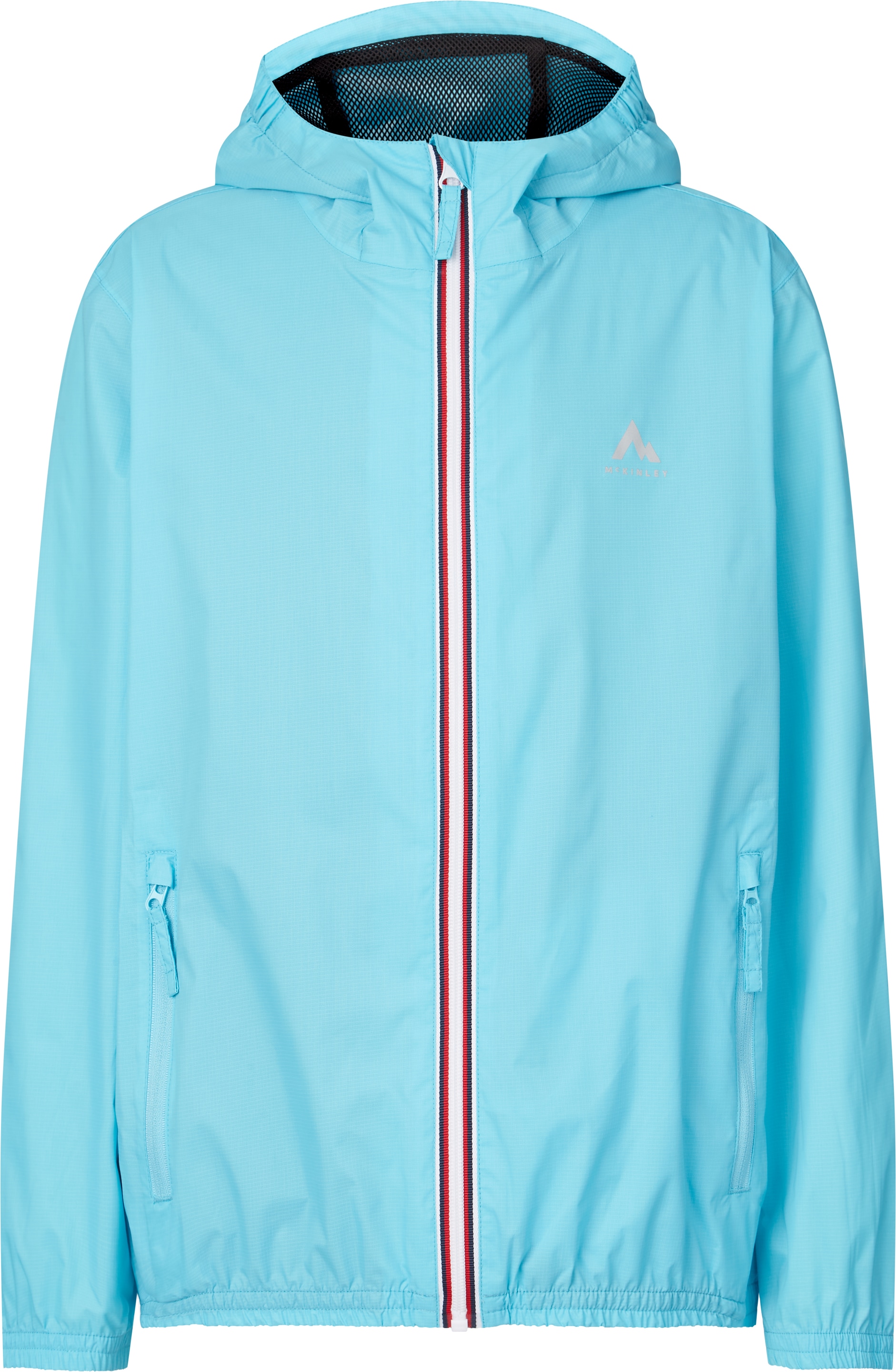 McKINLEY Regenjacke »Regenjacke Kereol II jrs« mit Kapuze für Kinder und Jugendliche, wasserdicht, winddicht, atmungsaktiv