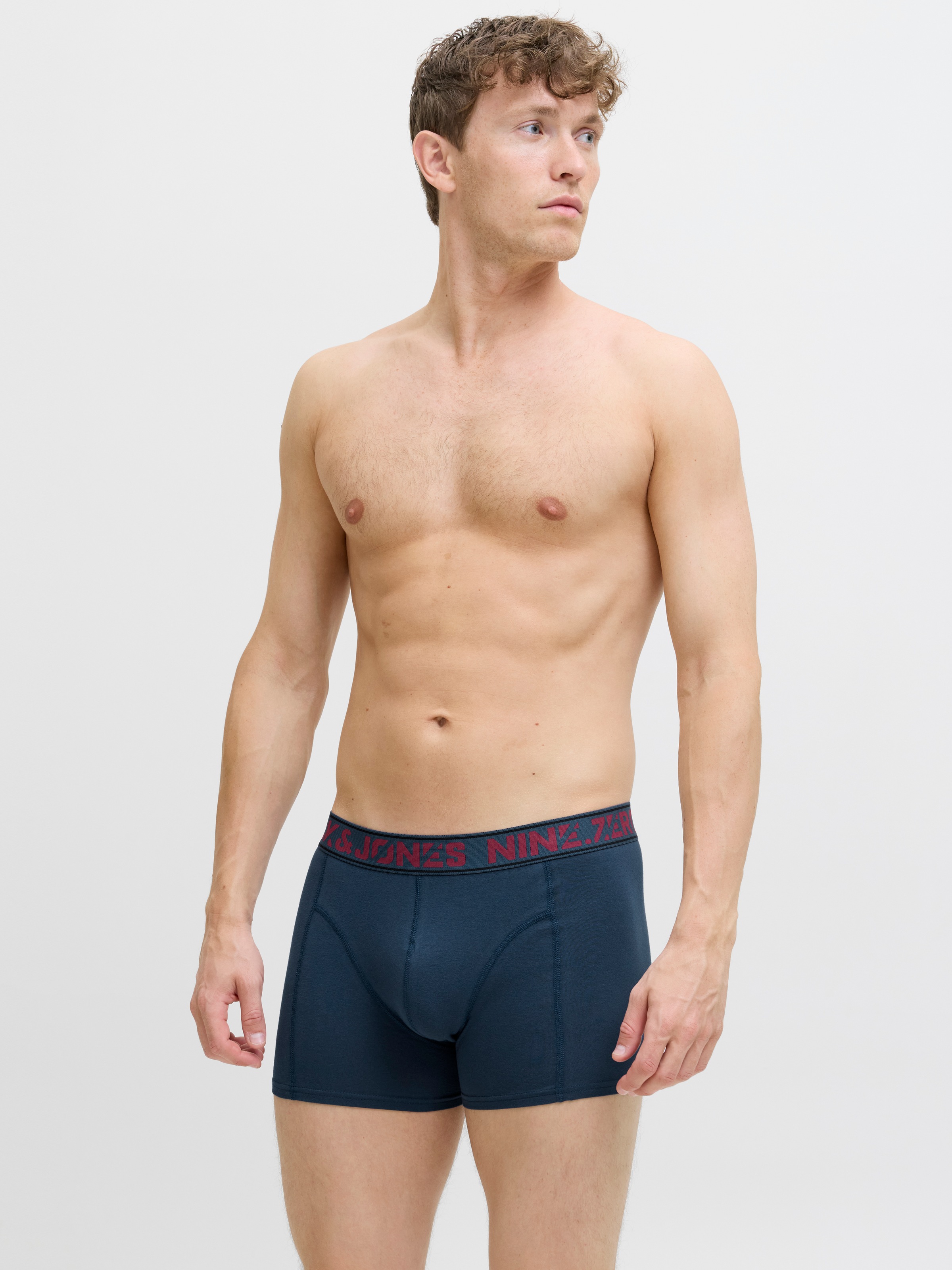 Jack & Jones Trunk »JACCOLTON SOLID TRUNKS 3 PACK SN«, (Packung, 3 St.)