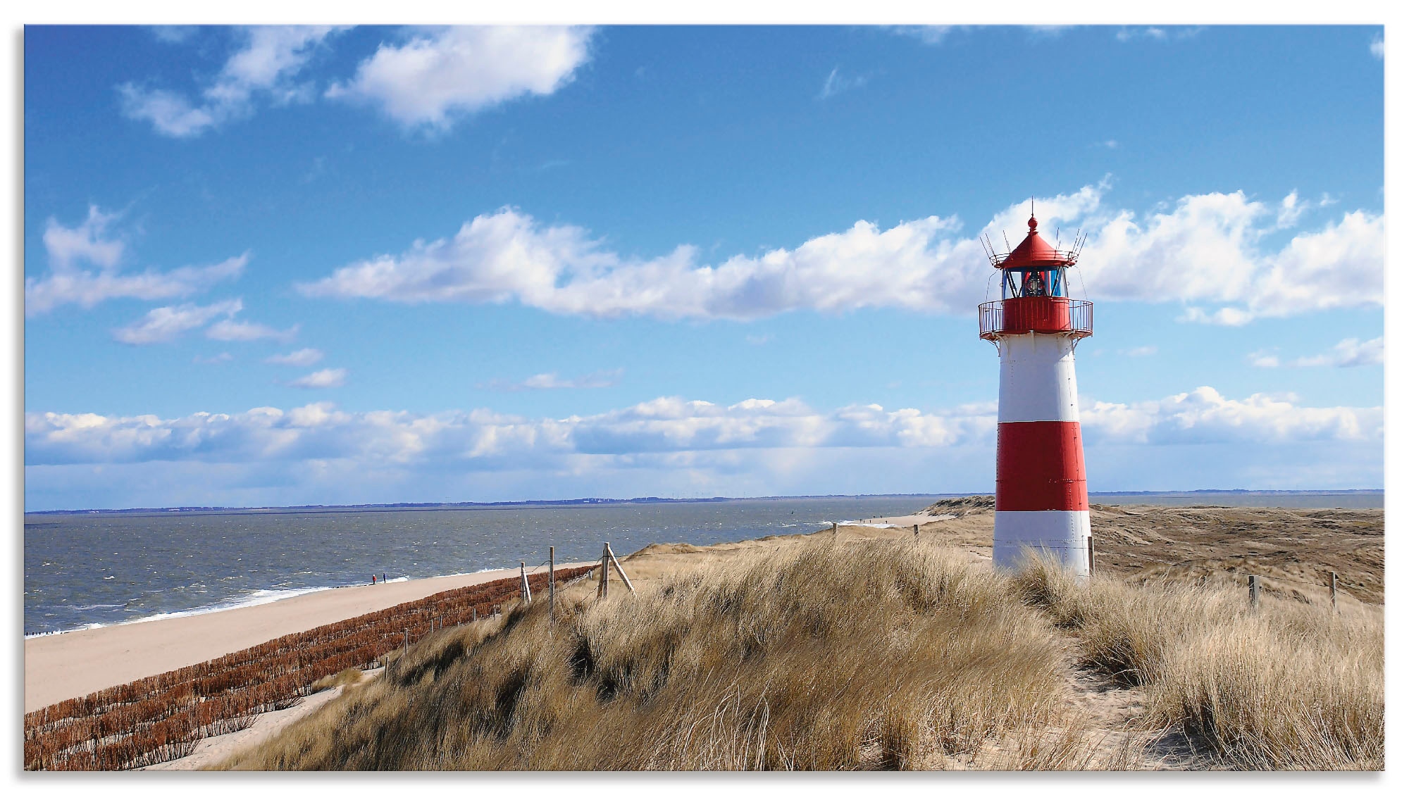 Artland Küchenrückwand "Leuchtturm Sylt", (1 tlg.), Alu Spritzschutz mit Kl günstig online kaufen