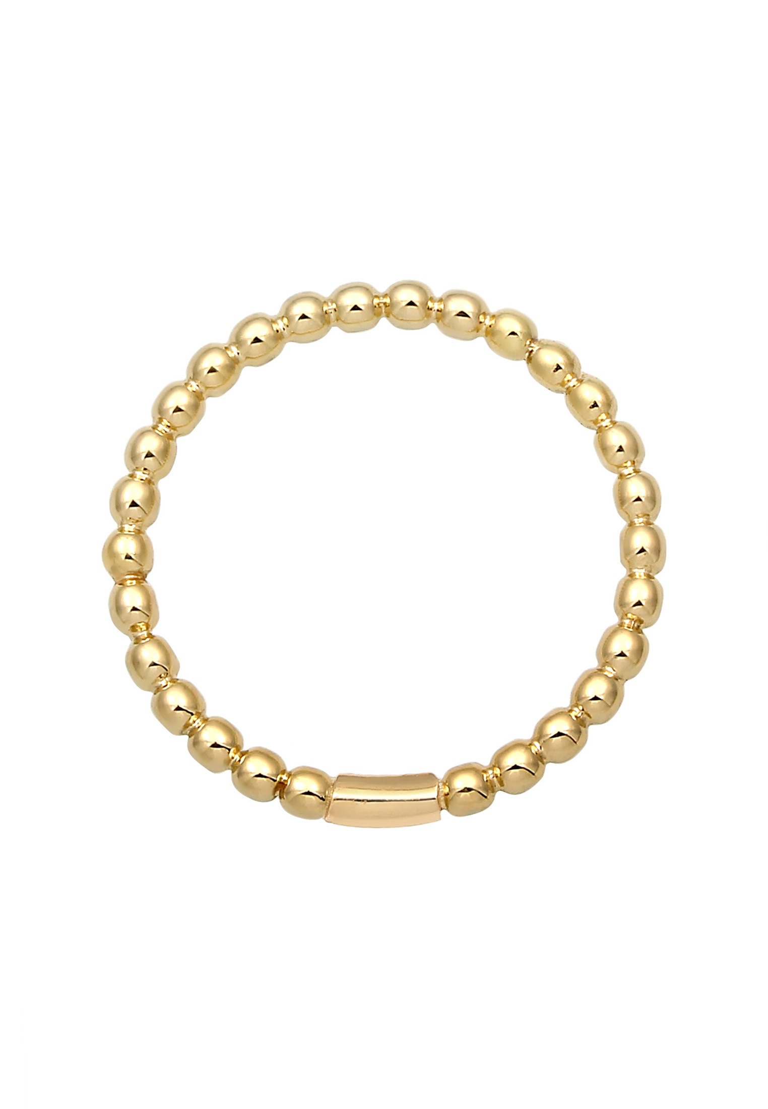 Elli Premium Fingerring »Ring Dots Kugel Design 375 Gelbgold«