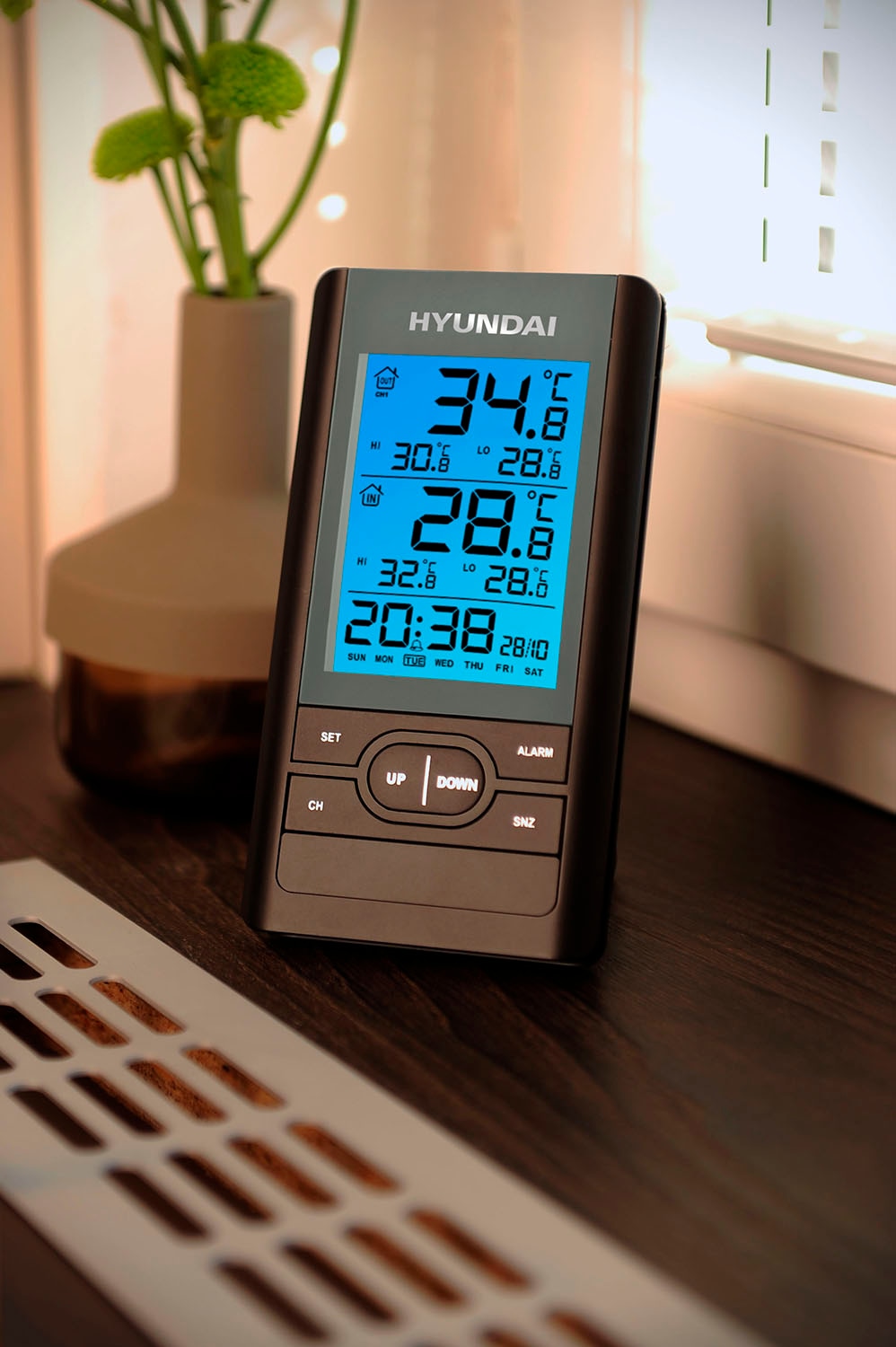 Hyundai Wetterstation »Hyundai WS1070S«, (mit Außensensor)