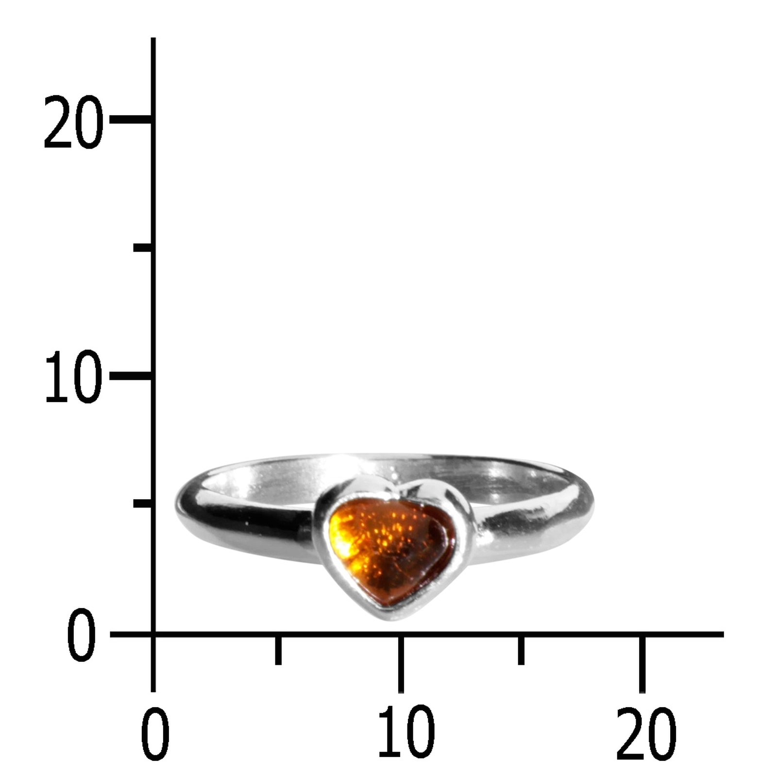 OSTSEE-SCHMUCK Fingerring »Ostsee-Schmuck Ring Herz Ring Herz«, (1 tlg.)