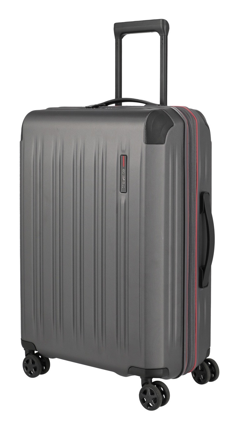 travelite Hartschalen-Trolley »DYNAMIIC, verschiedene Größen und Farben«, 4 Rollen, Hartschalen-Koffer auch in XL ABS Volumenerweiterung bei S+/M/L