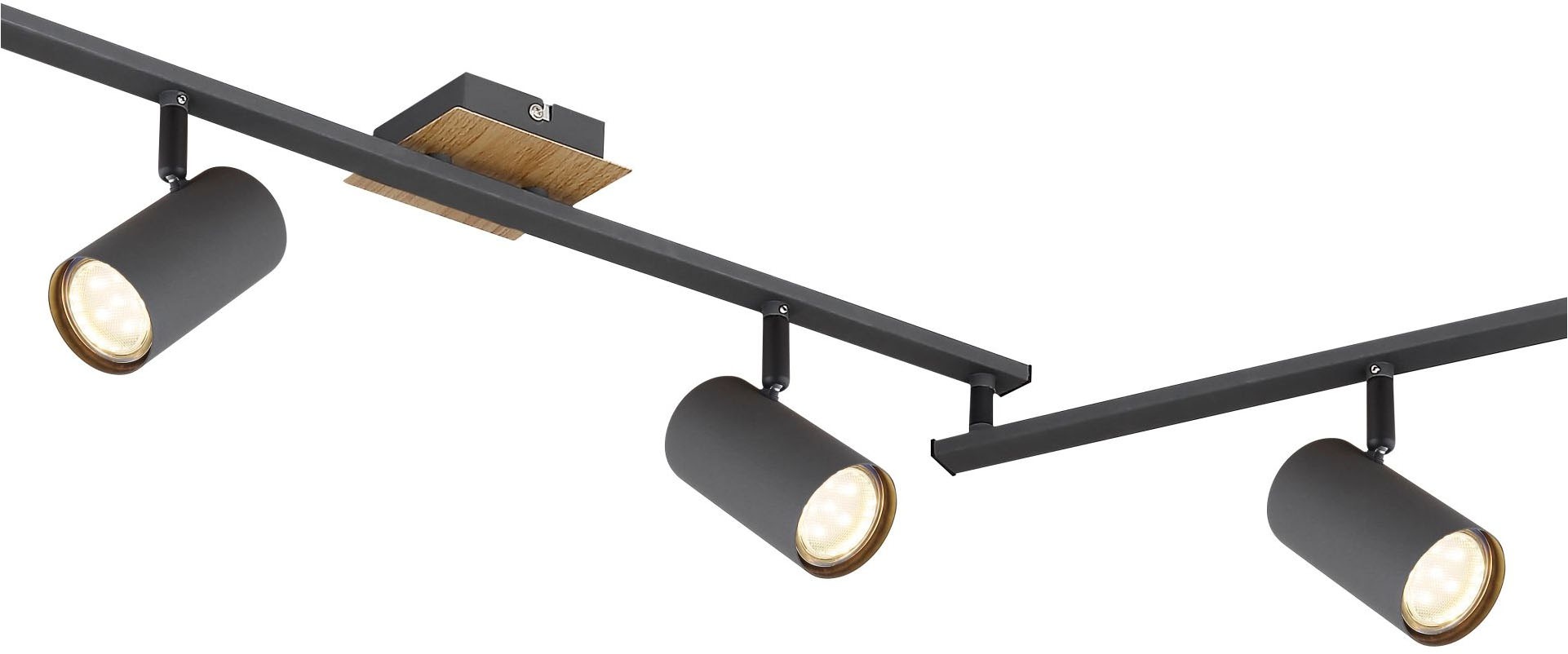 GLOBO LIGHTING Deckenstrahler »ROBBY«, Leuchtmittel GU10 | ohne Leuchtmittel, Deckenspot, GU10 Fassung, Wohnzimmer, Flur