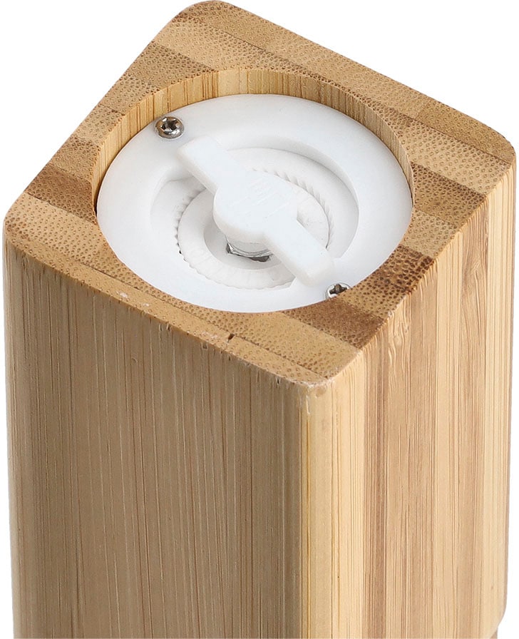 Zeller Present Salz-/Pfeffermühle, (2 St.), Bambus, Keramikmahlwerk