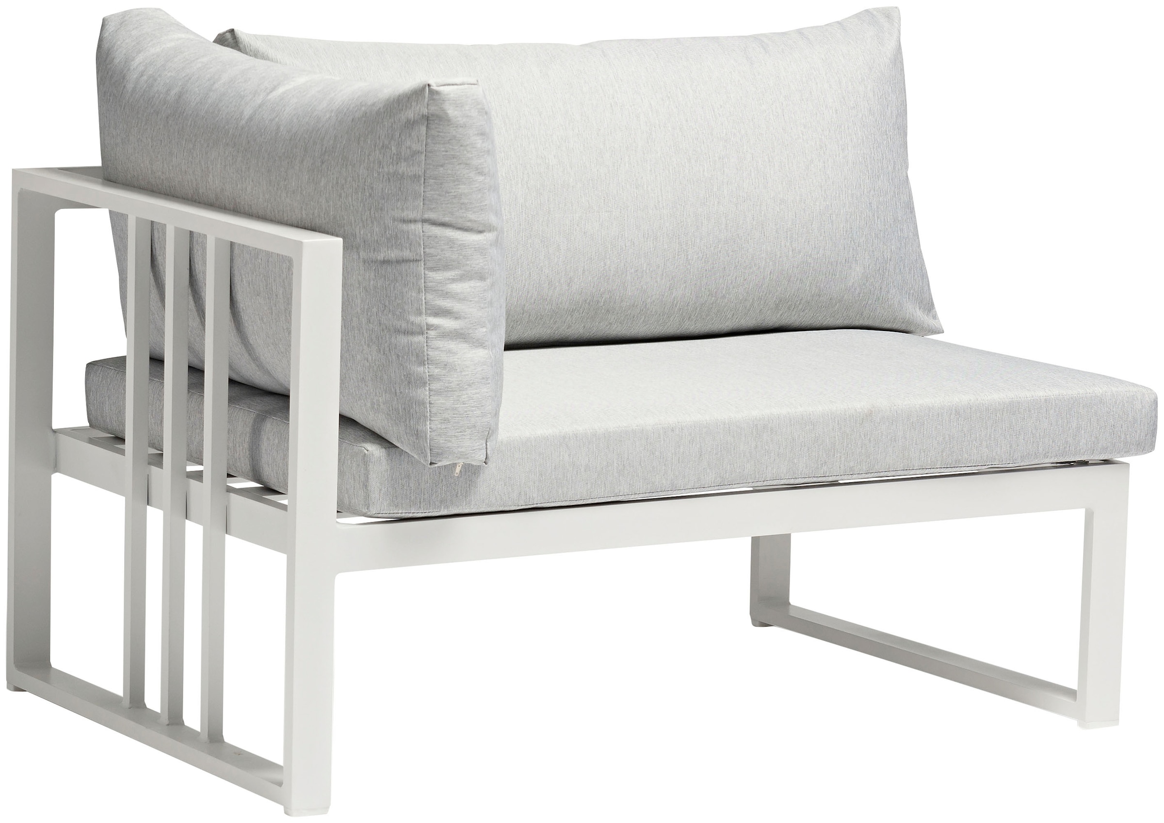 Destiny Gartenlounge-Set »LONG BEACH«, (11 tlg., 2x Ecksofa, 2x Hocker, 1x Tisch, inkl. Auflagen), Aluminium