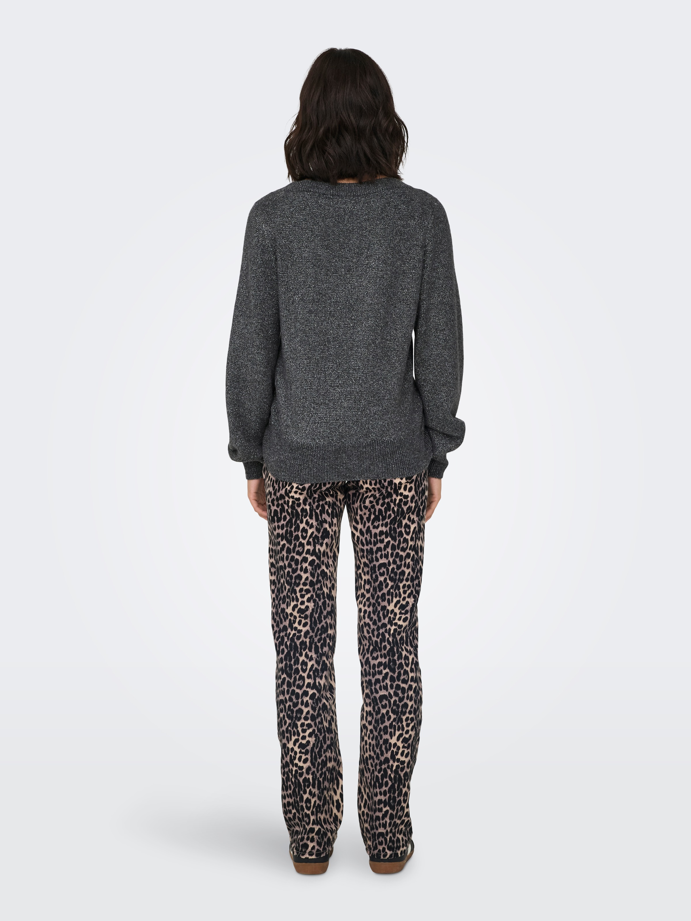 JDY Strickpullover »JDYRUE GLITTER L/S BOAT PULLOVE KNT NOOS«, mit Glitzer-Effekt