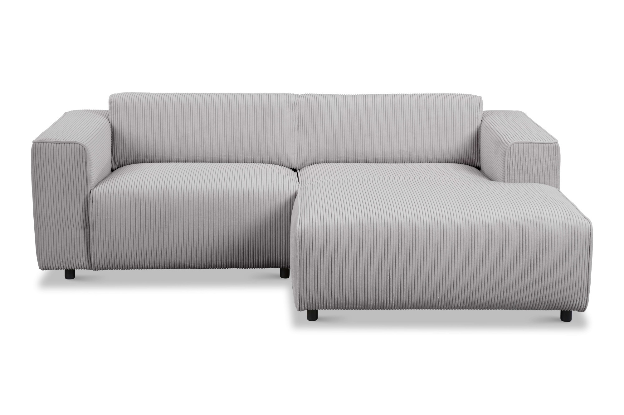 Home affaire Ecksofa »Noord mit Kedernaht, Breite 234 cm, L-Form« Cord, Str günstig online kaufen